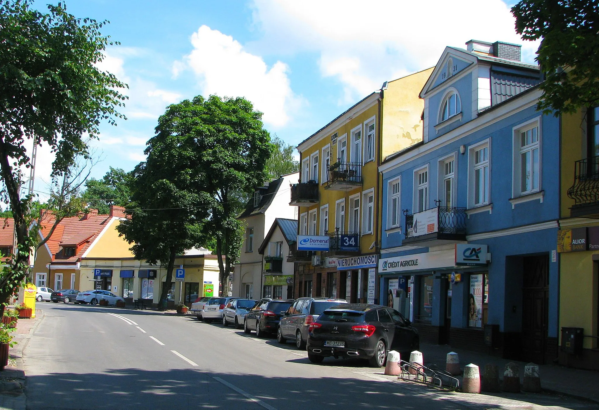 Photo showing: Milanówek, centrum miasta