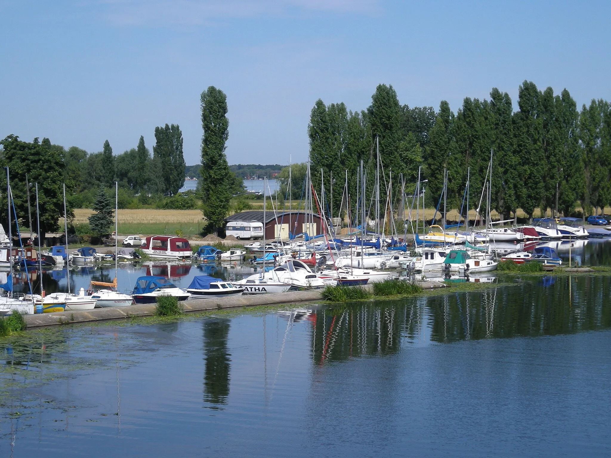Photo showing: Marina in Nieporet (Zegrzynski lake)
