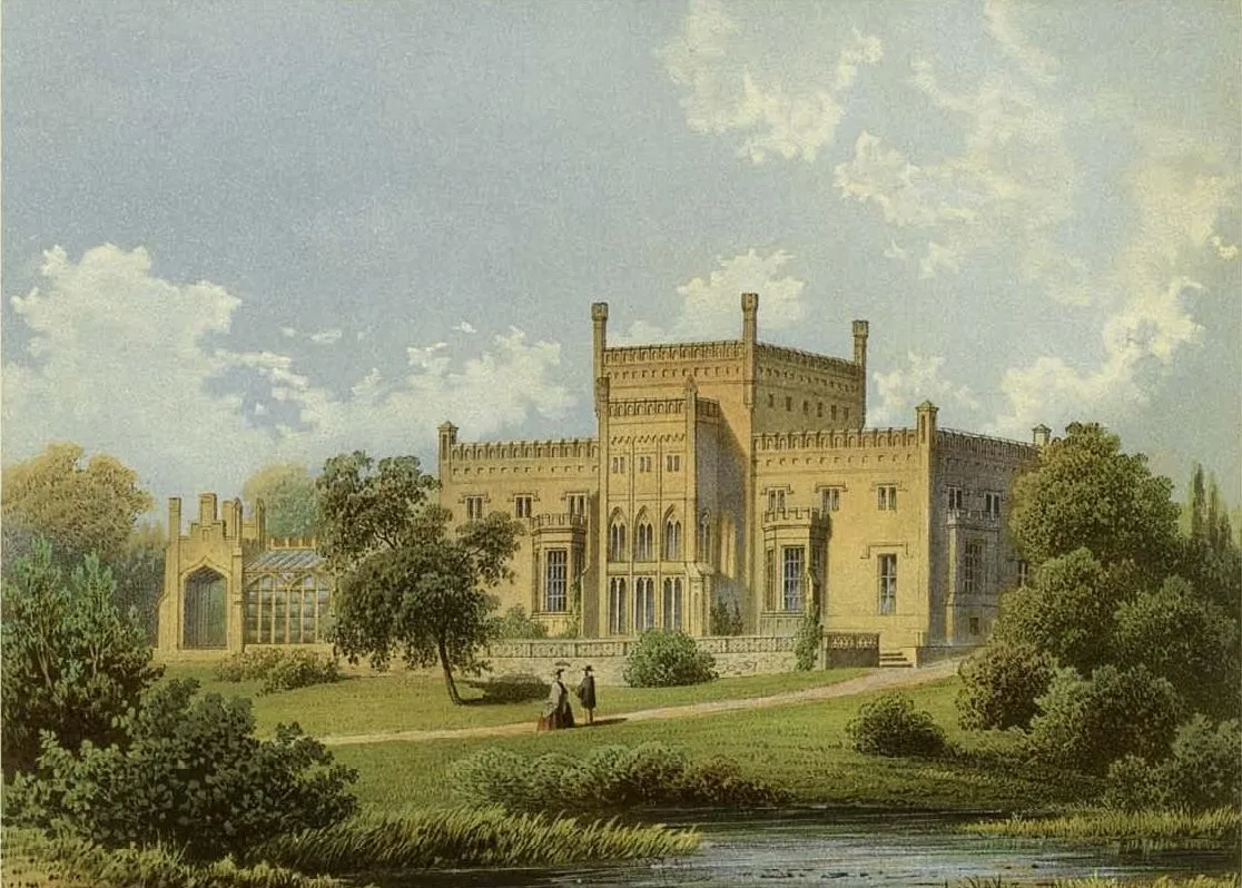 Photo showing: Pałac rodziny Radolińskich w Jarocinie, druga połowa XIX wieku