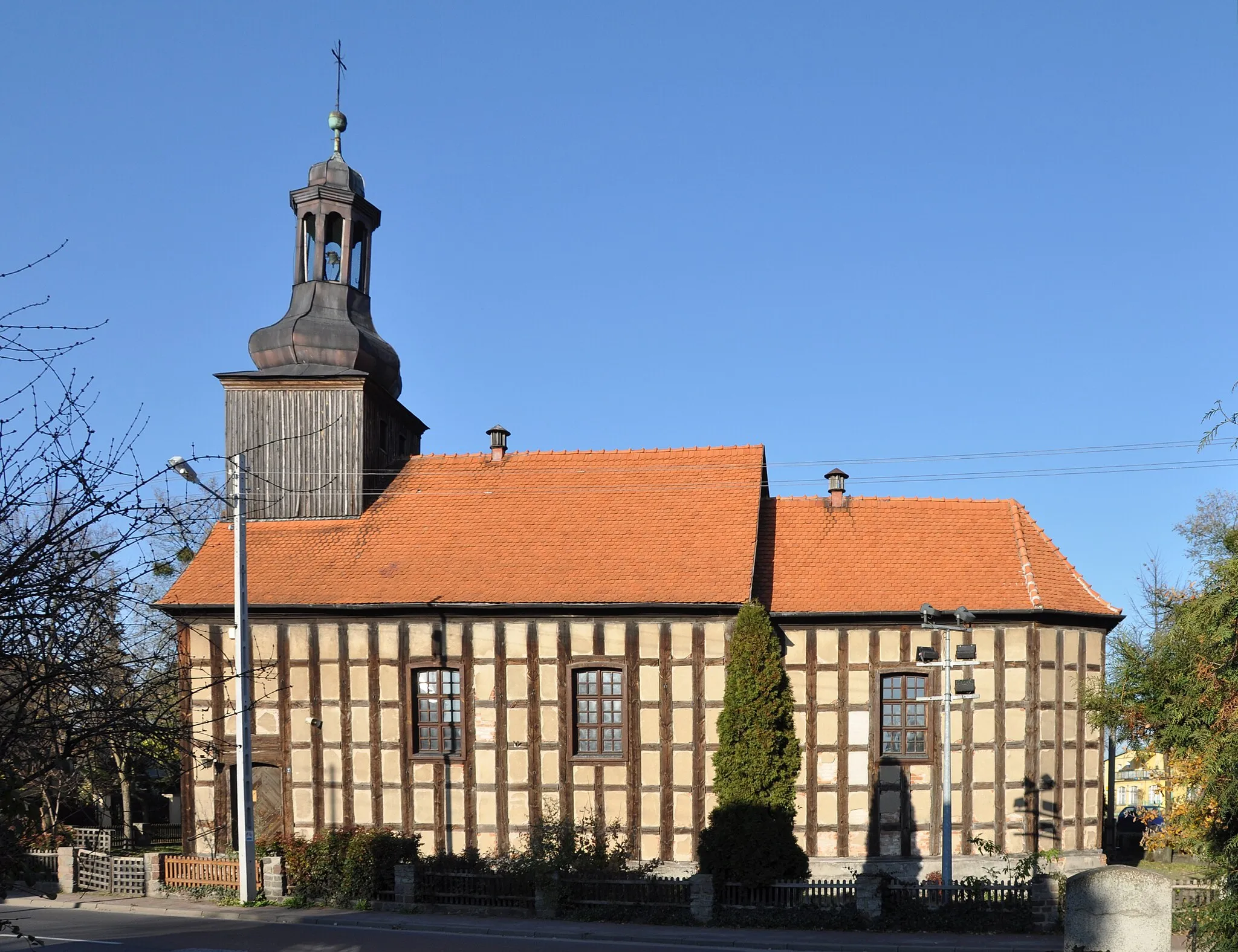 Photo showing: Holy Cross Church in Oborniki (Wielkopolska), since 1766