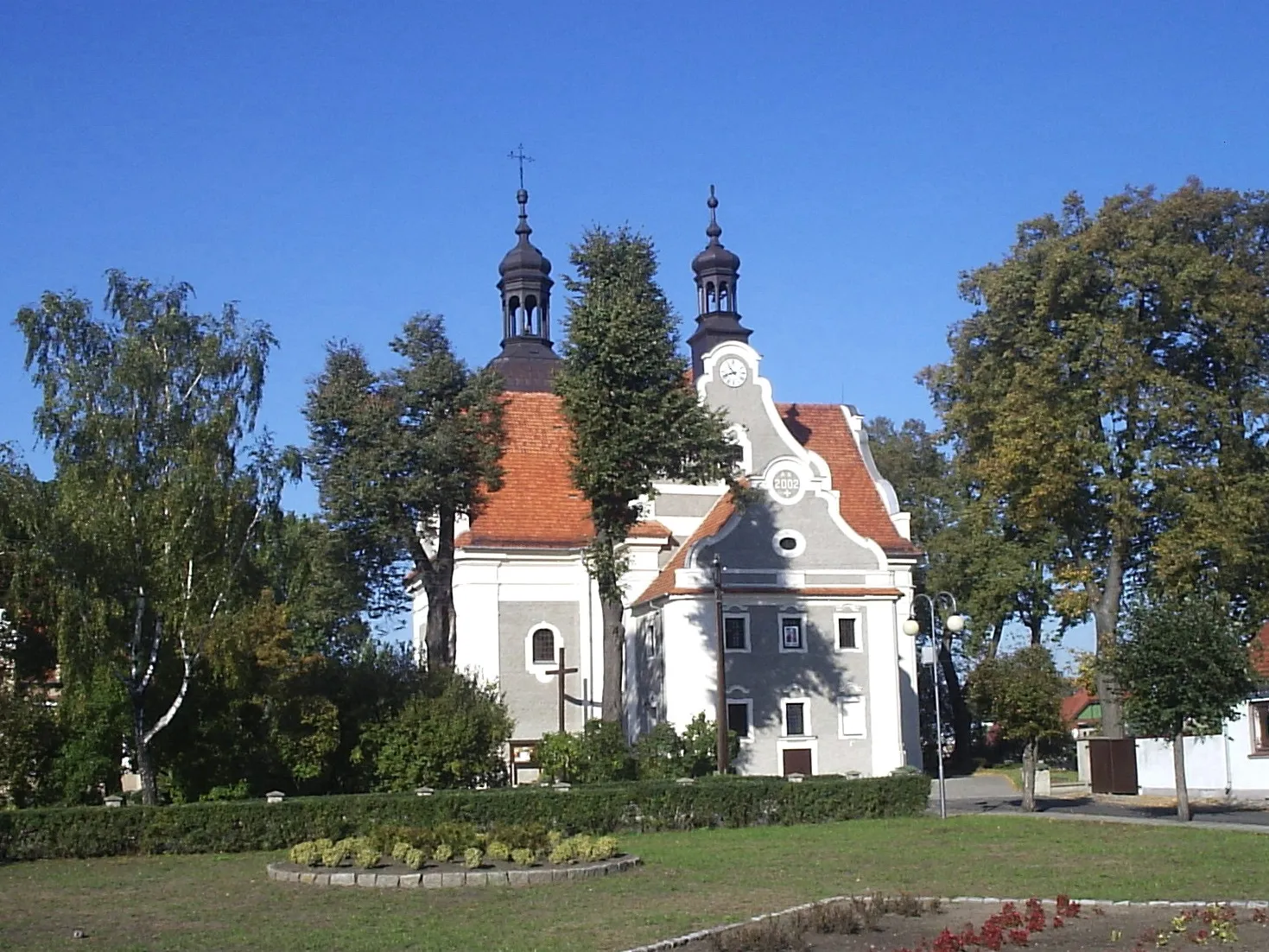 Photo showing: Saint Michael Archangel church in Pogorzela, Poland