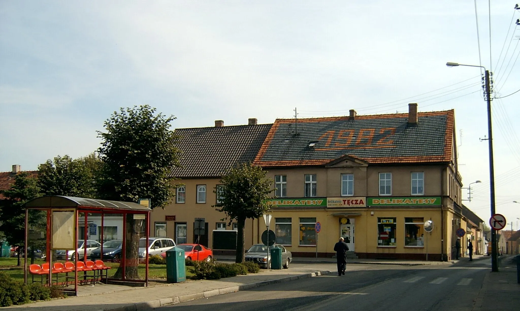 Photo showing: Markplatz in Święciechowa.
