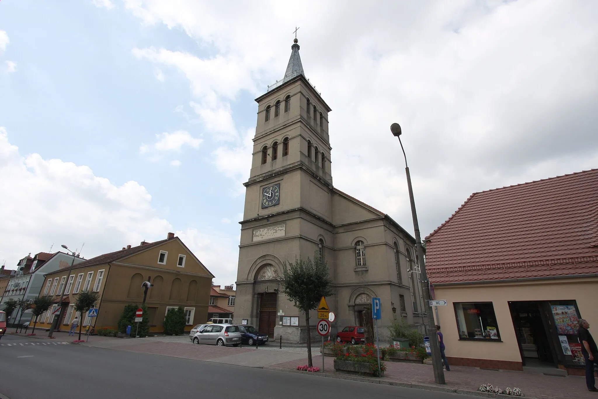 Photo showing: Wolsztyn, kościół ewangelicki, ob. rzym.-kat. fil. p.w. Wniebowstąpienia Pańskiego, mur., 1832