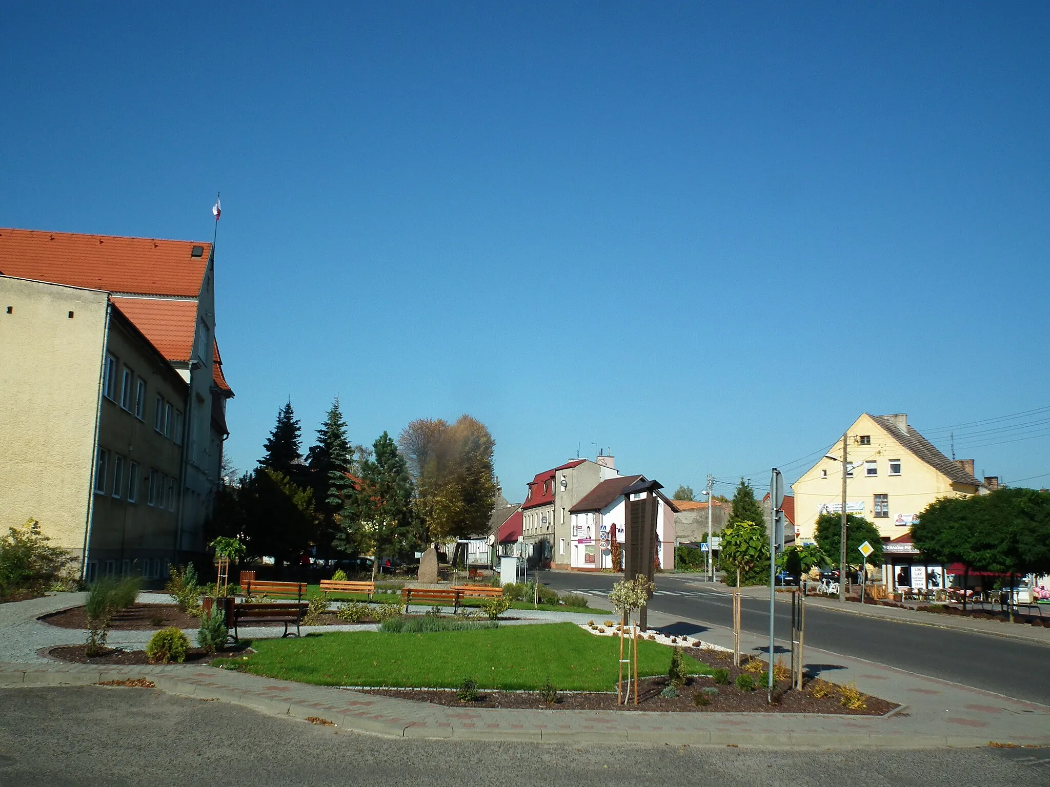 Photo showing: Widok miejski z Dobrzan.