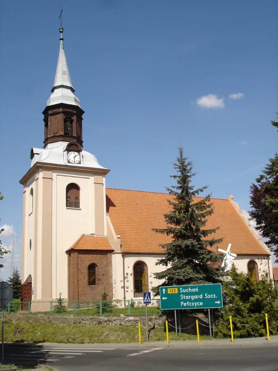 Photo showing: Christ the King church in Dolice (Stargard County), Poland