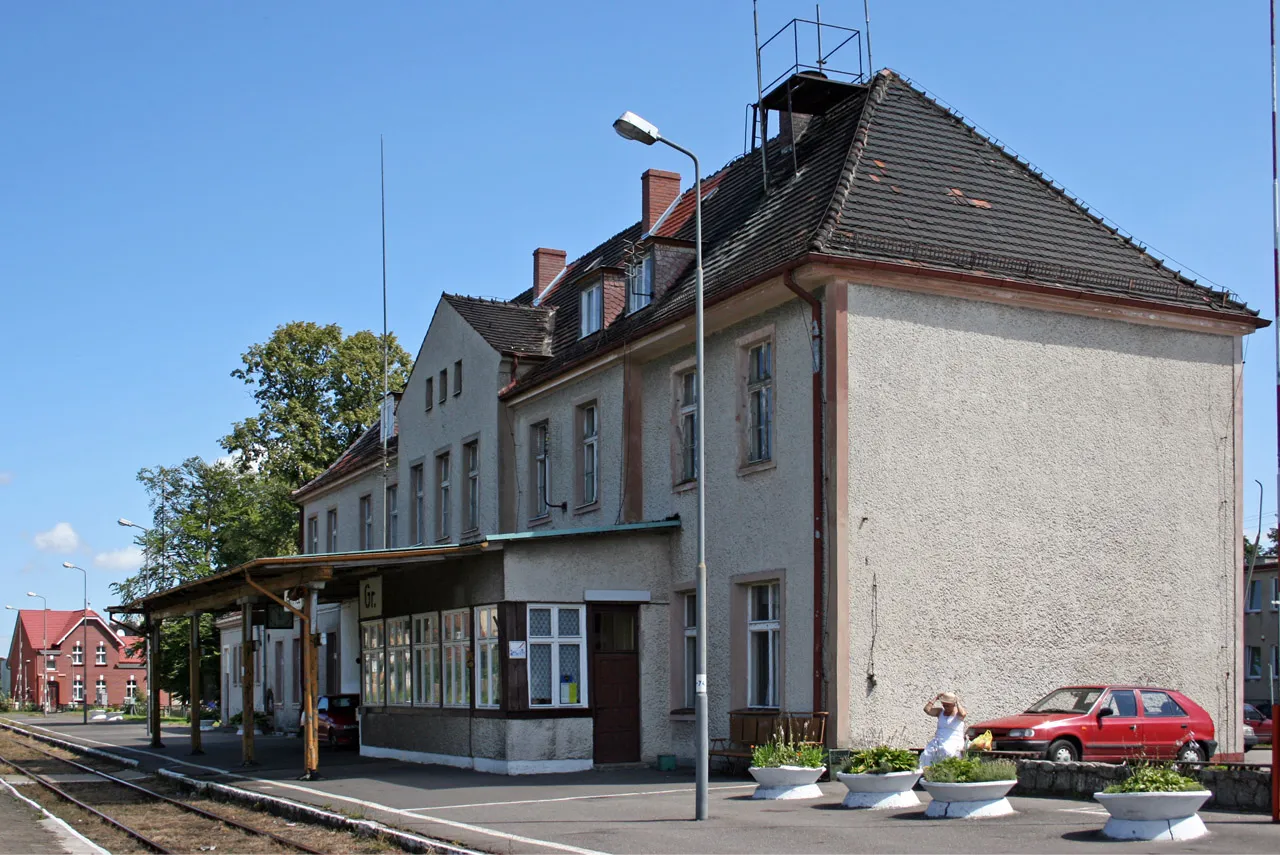 Photo showing: Dworzec kolejowy w Gryficach