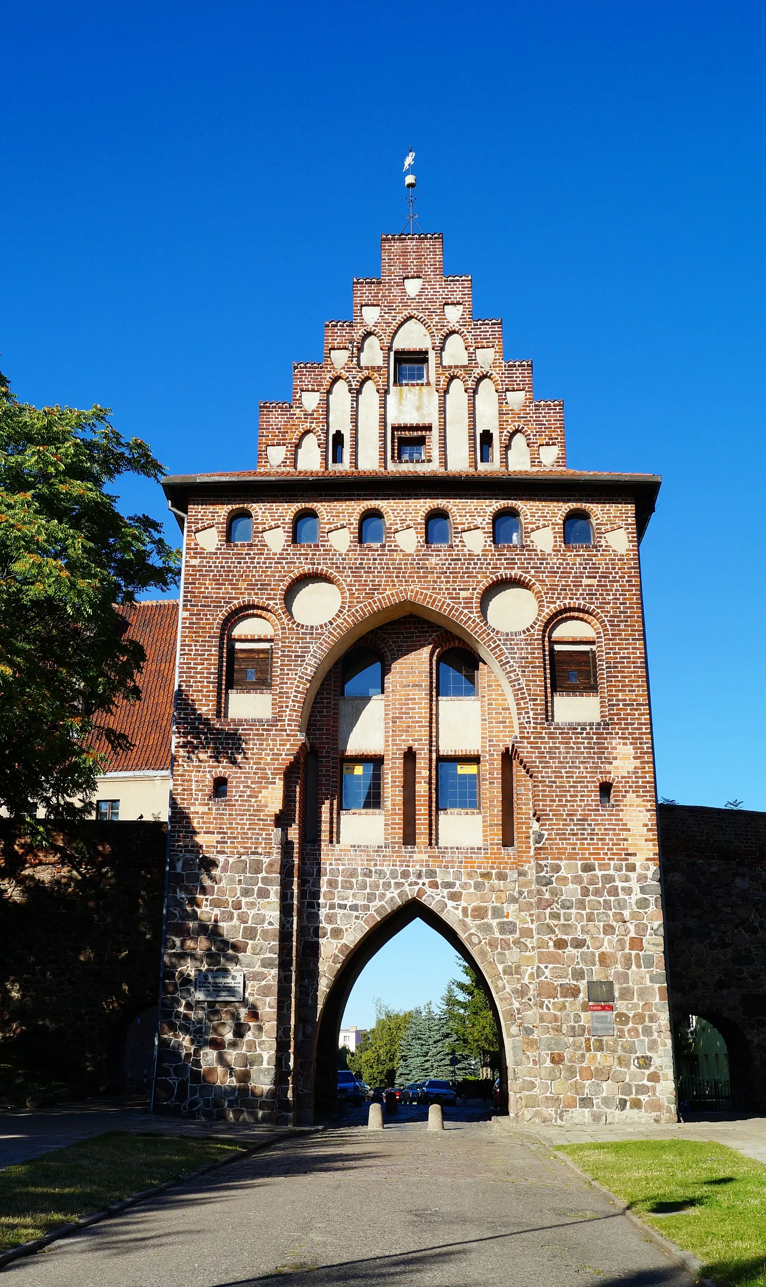 Photo showing: Stargard Szczeciński, Brama Pyrzycka, kon. XIII, 1439, XIX