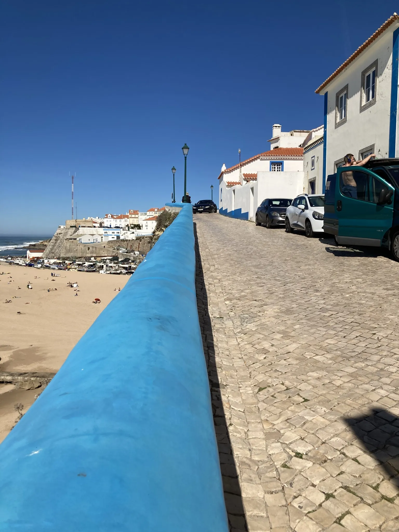 Photo showing: the Rua Capitao João Lopes leads to the Praia dos Pescadores