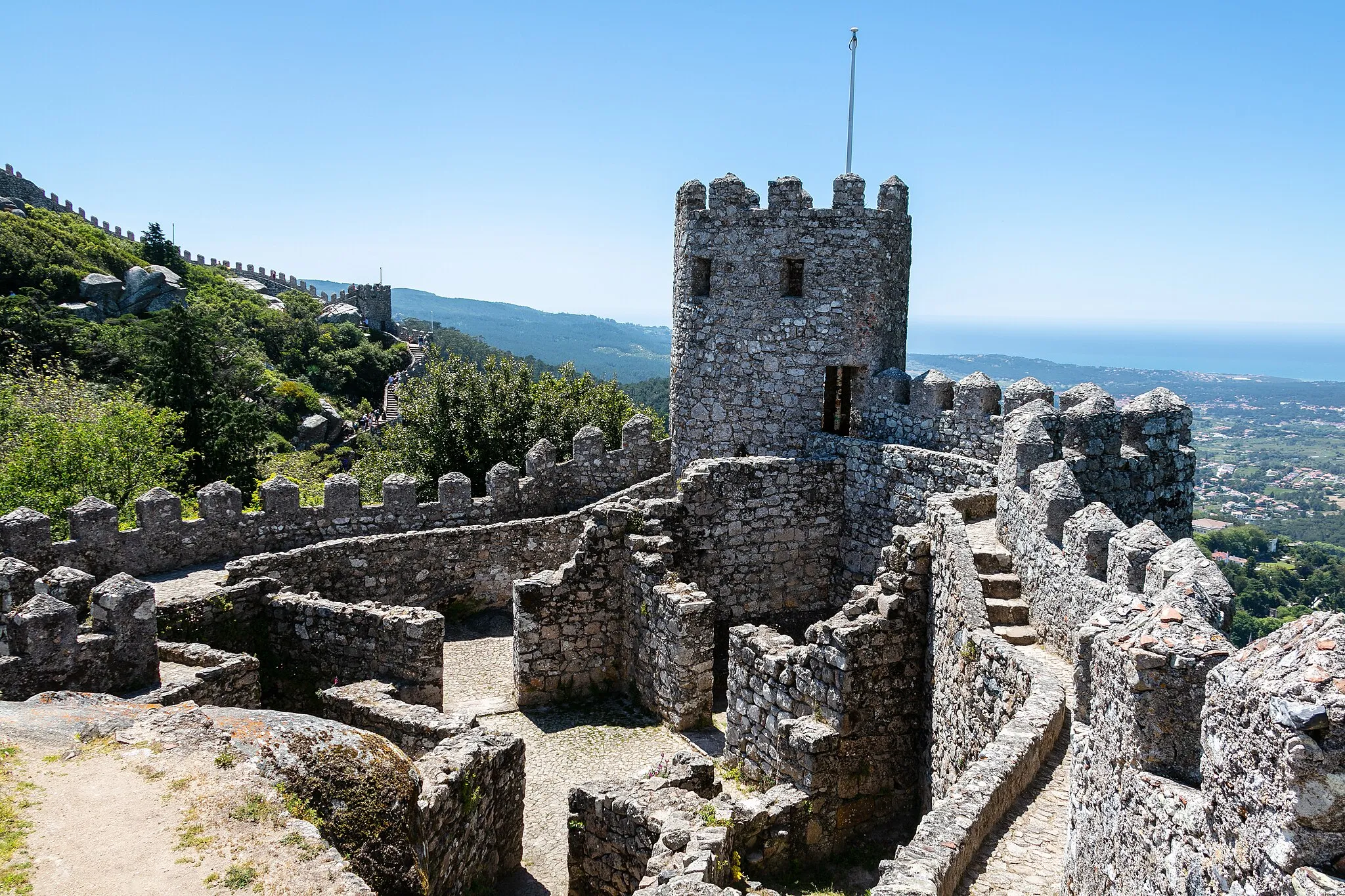 Photo showing: Castelo dos Mouros, Sintra, Portugal