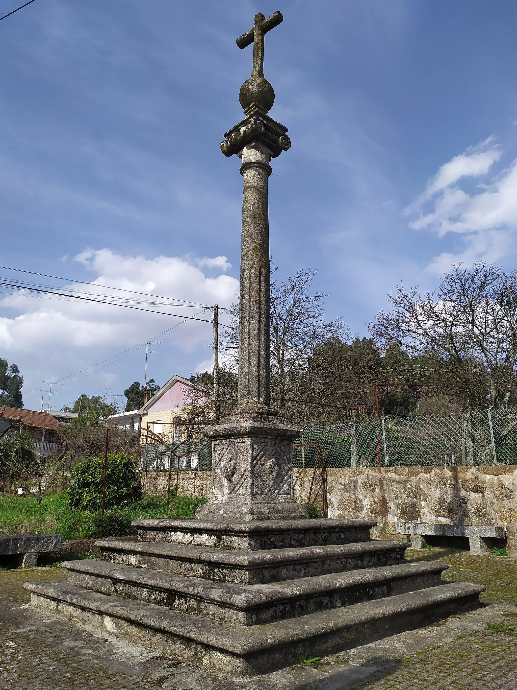 Photo showing: Wayside cross in Braga Portugal