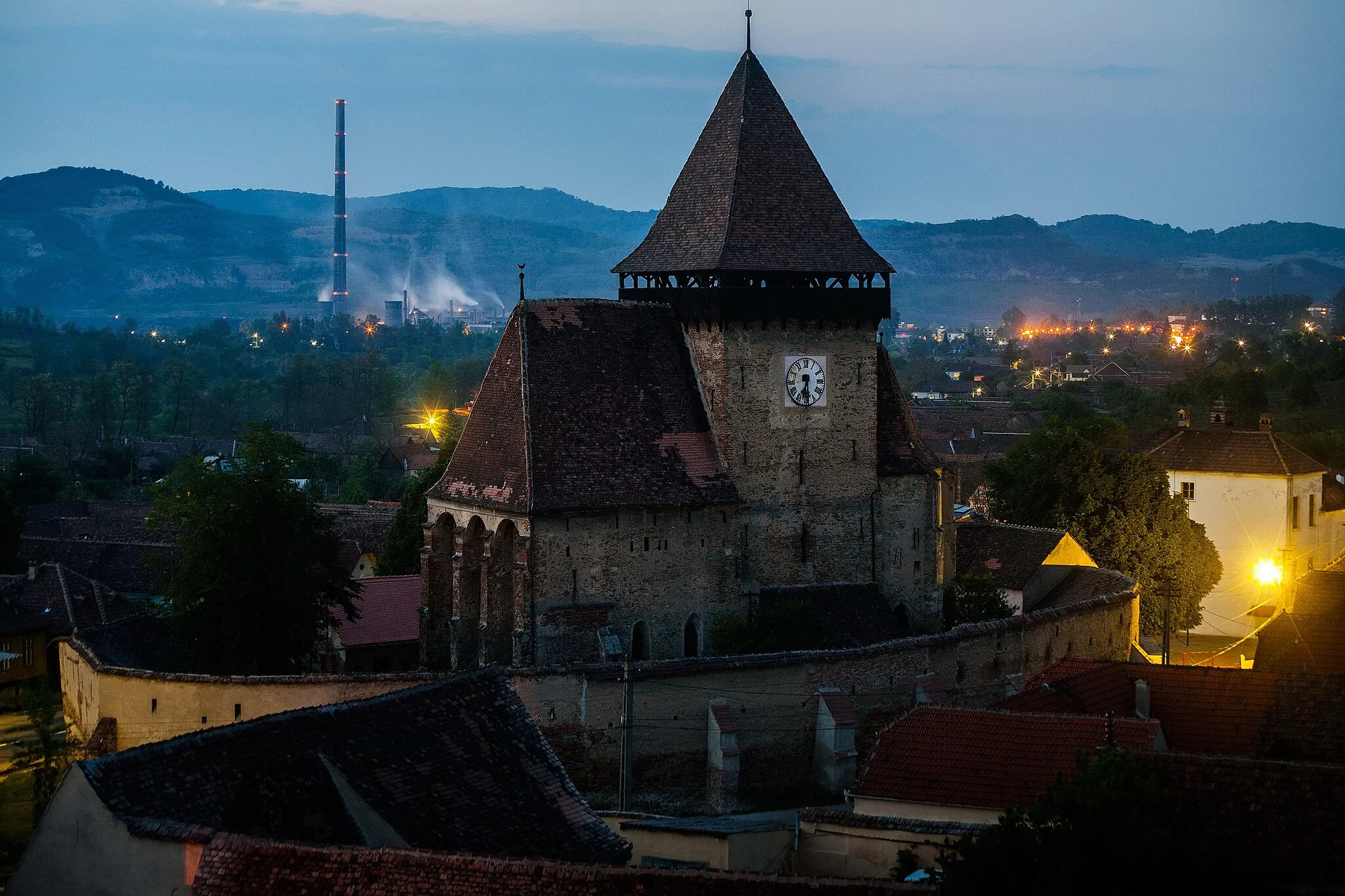 Photo showing: Biserica fortificata din Axente Sever