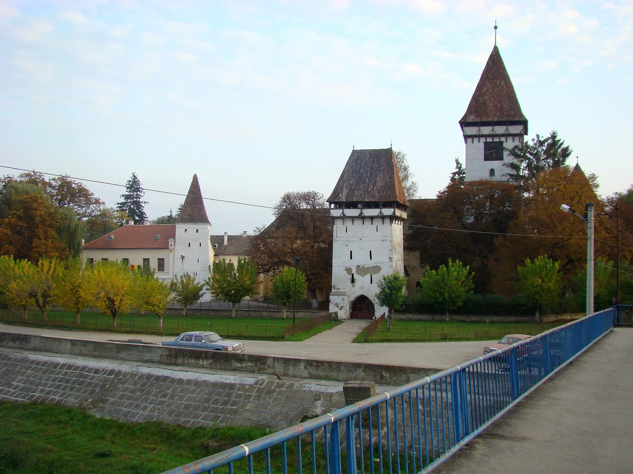 Photo showing: Lutheran church in Agnita, Sibiu County, Romania