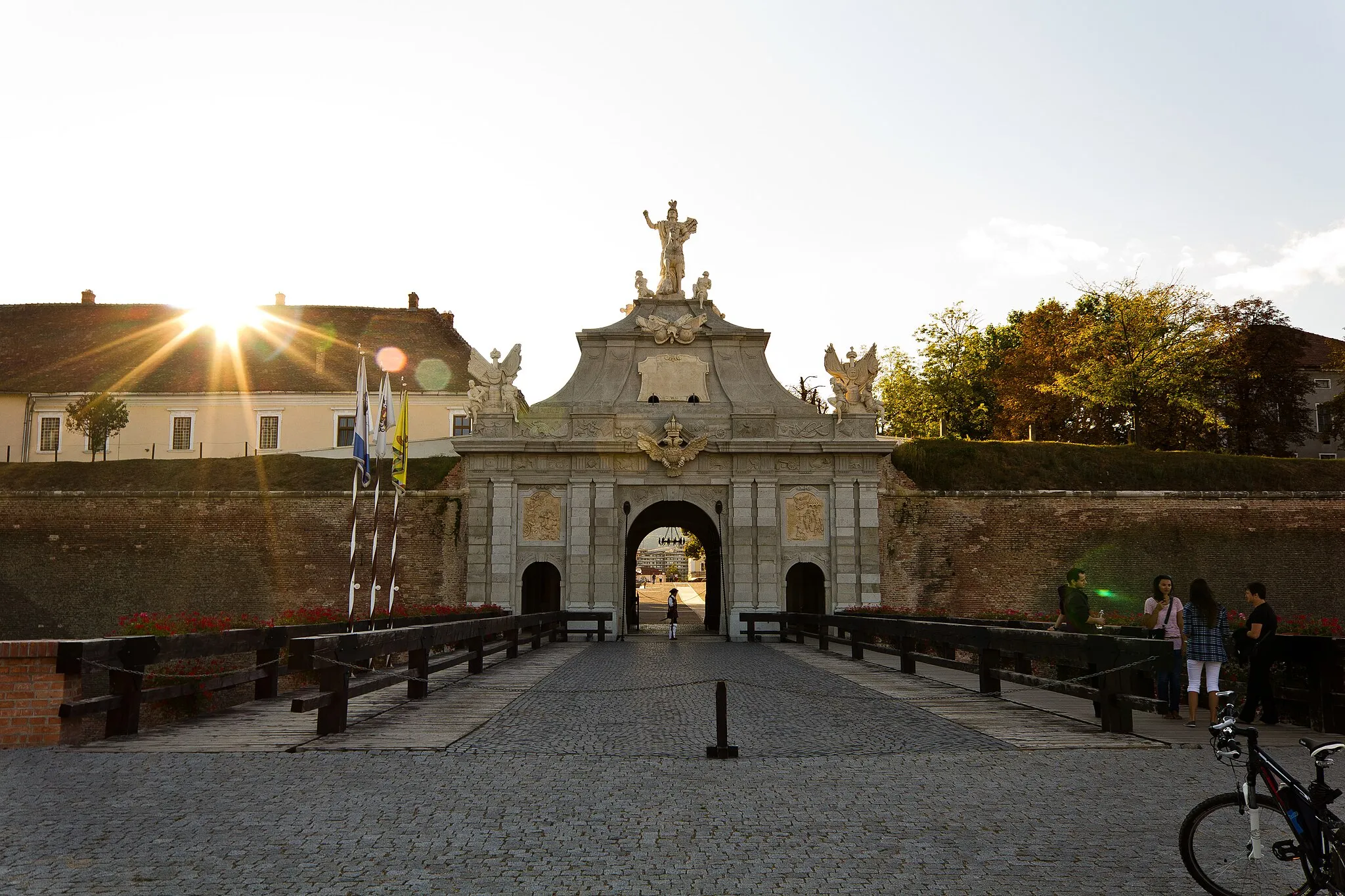 Photo showing: Poarta III, vedere exterioară, Alba Iulia, România