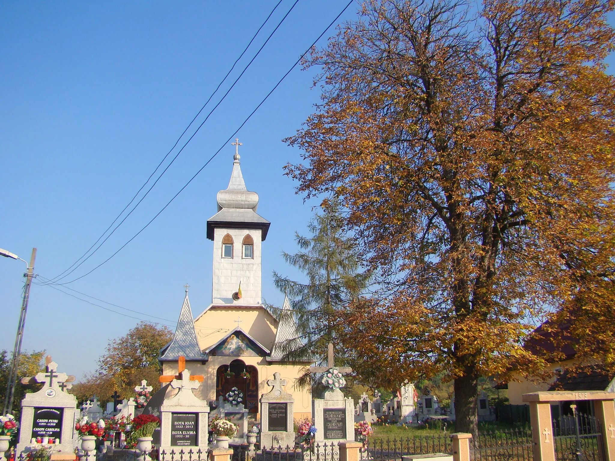 Photo showing: Orthodox church in Band, Mureș County, Romania