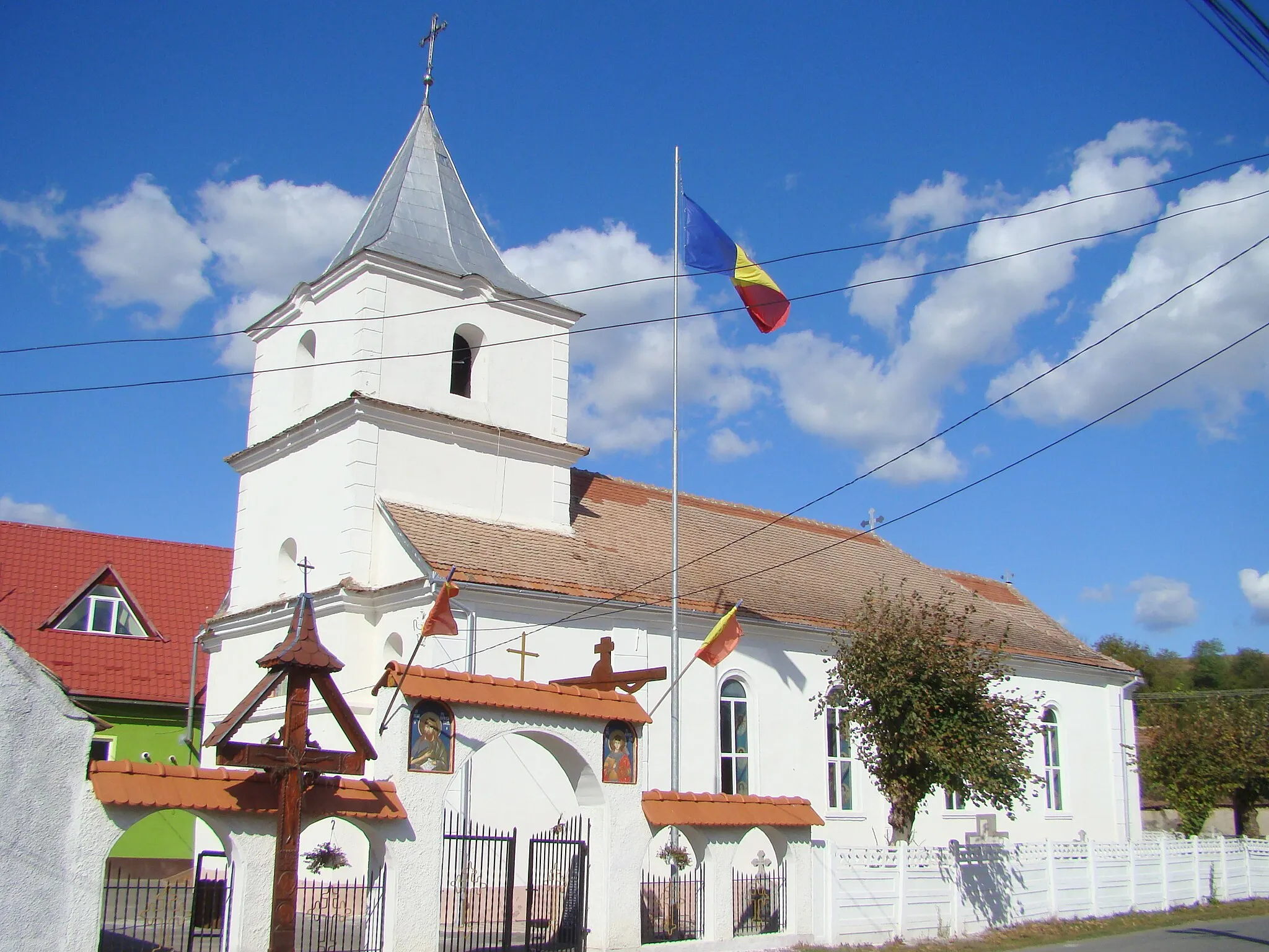 Photo showing: Church of St. John the Baptist in Boholț, Brașov County, Romania