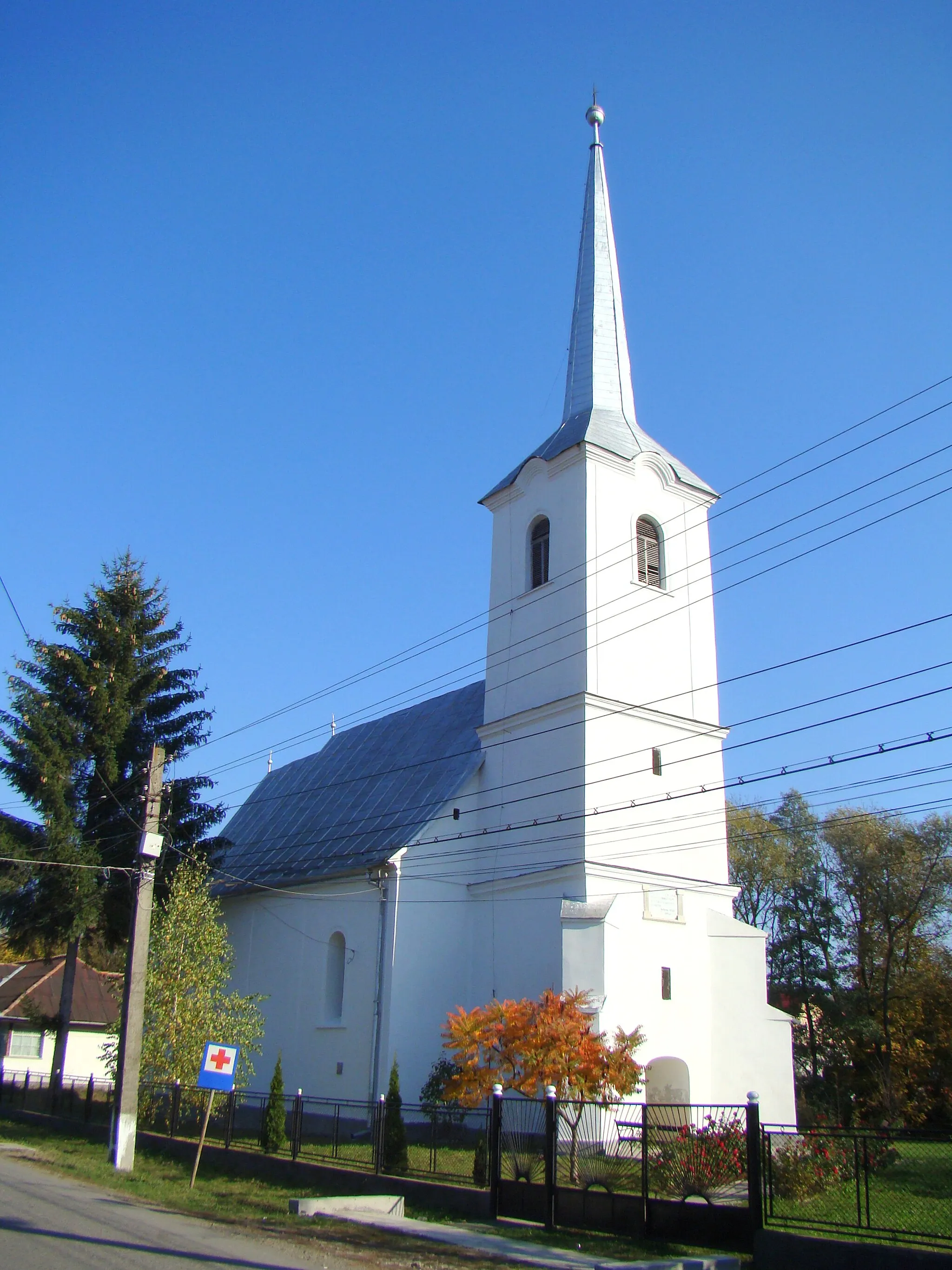 Photo showing: Reformed church in Beica de Jos, Mureș County, Romania