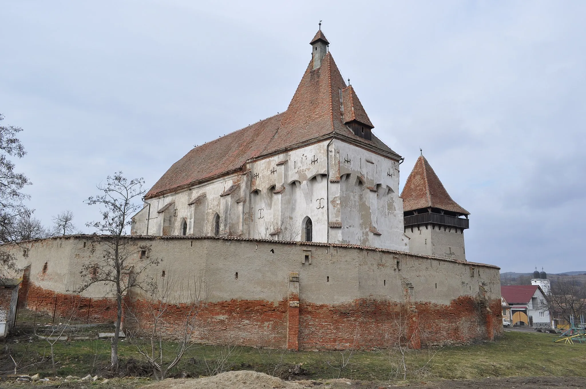 Photo showing: Biserica evanghelică fortificată din Boian, județul Sibiu