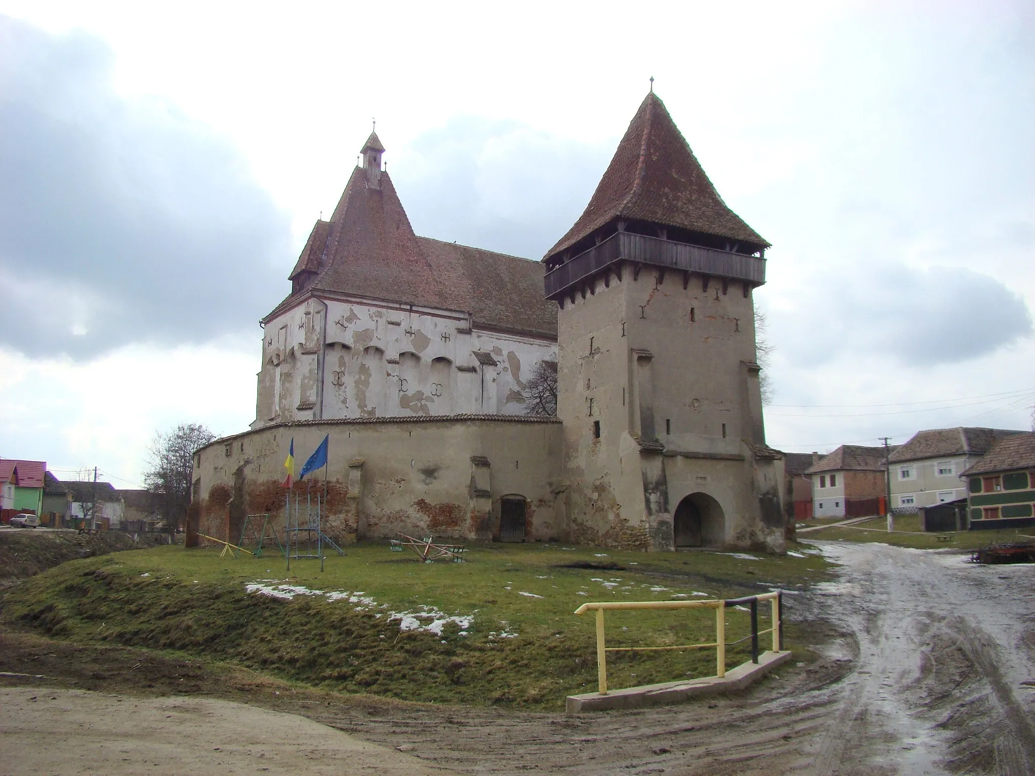 Photo showing: Biserica evanghelică fortificată din Boian, județul Sibiu