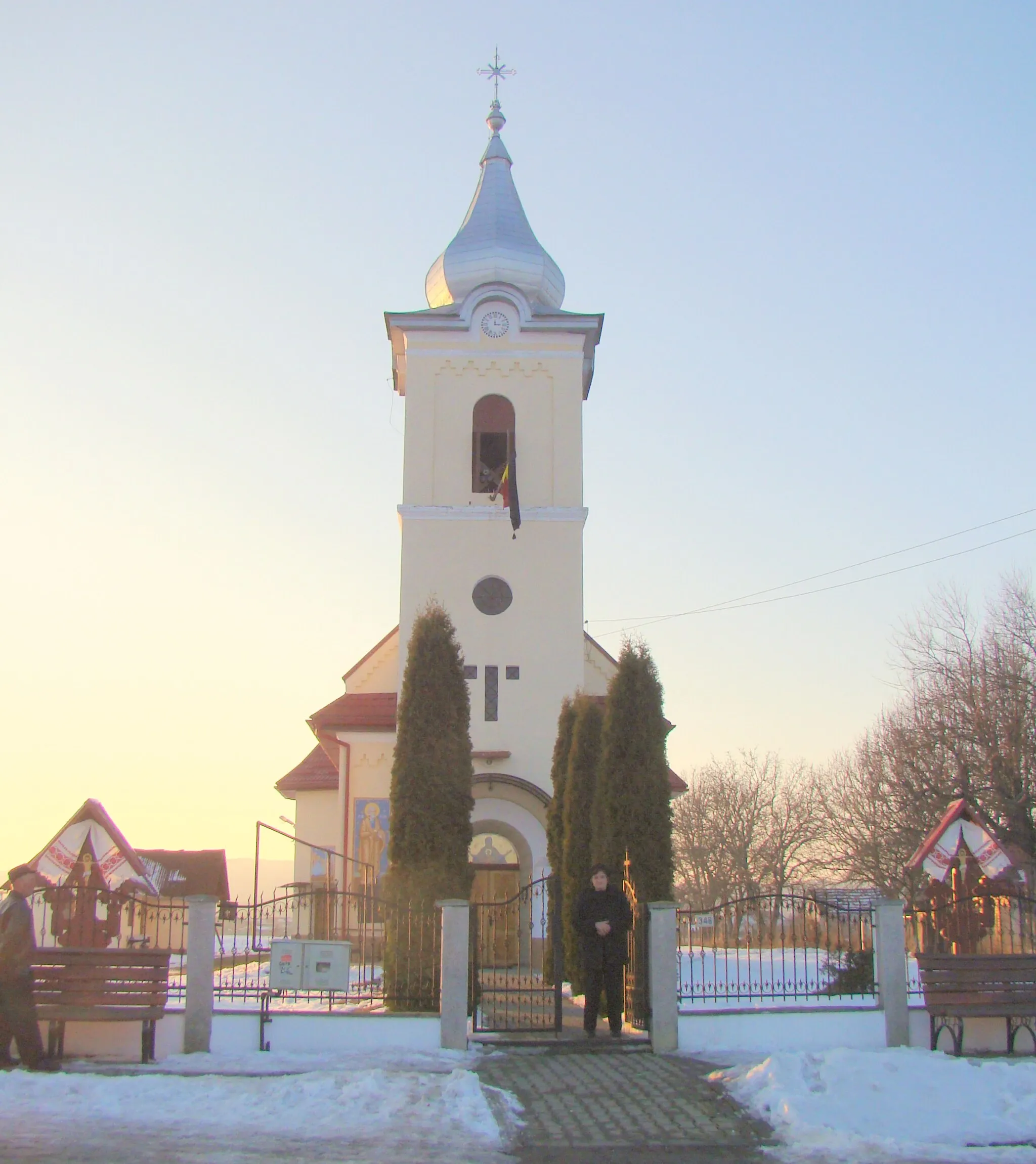 Photo showing: Orthodox church in Breaza, Mureș county, Romania