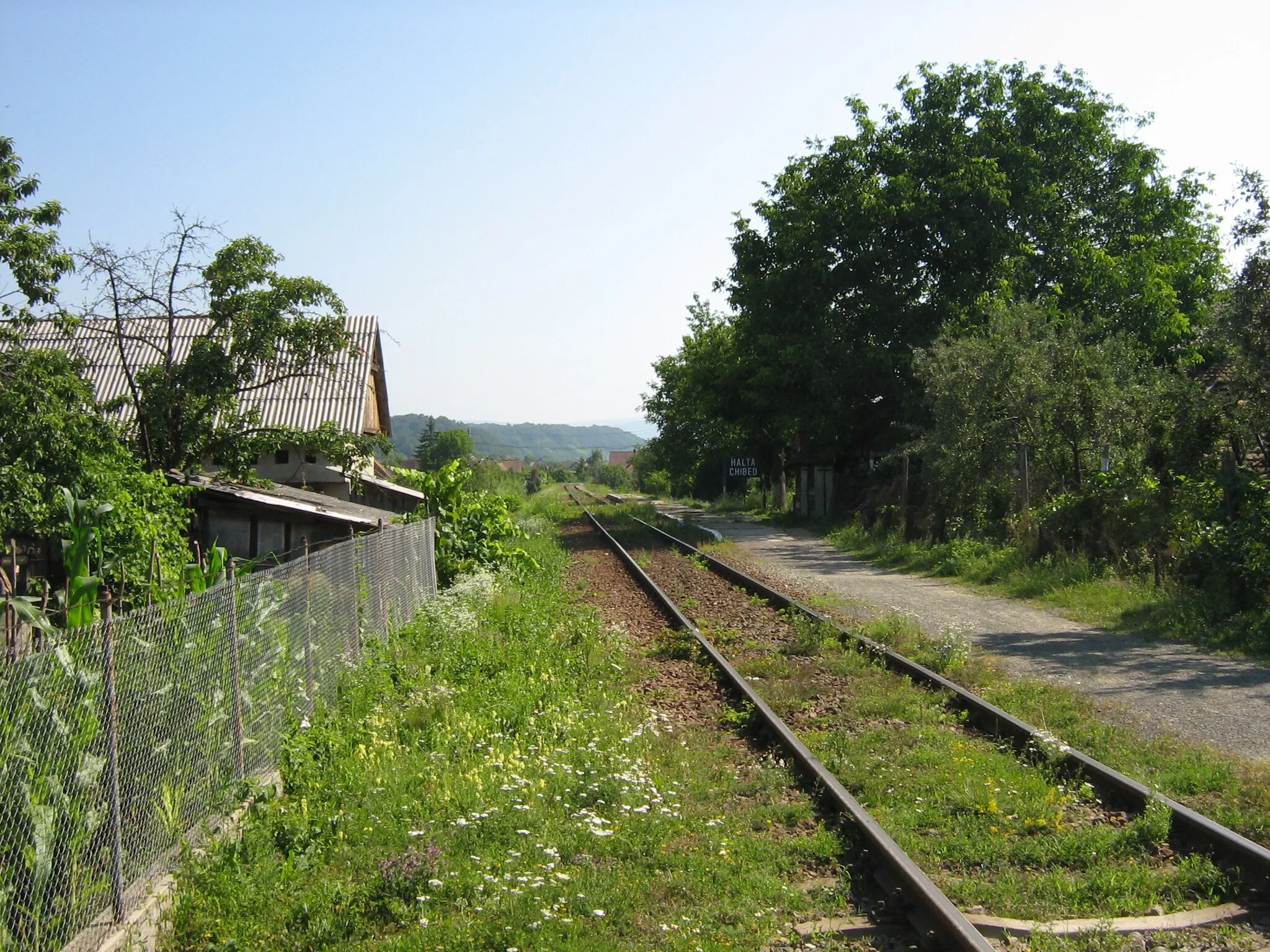 Photo showing: Train station in Kibéd (Székely Land, Romania)