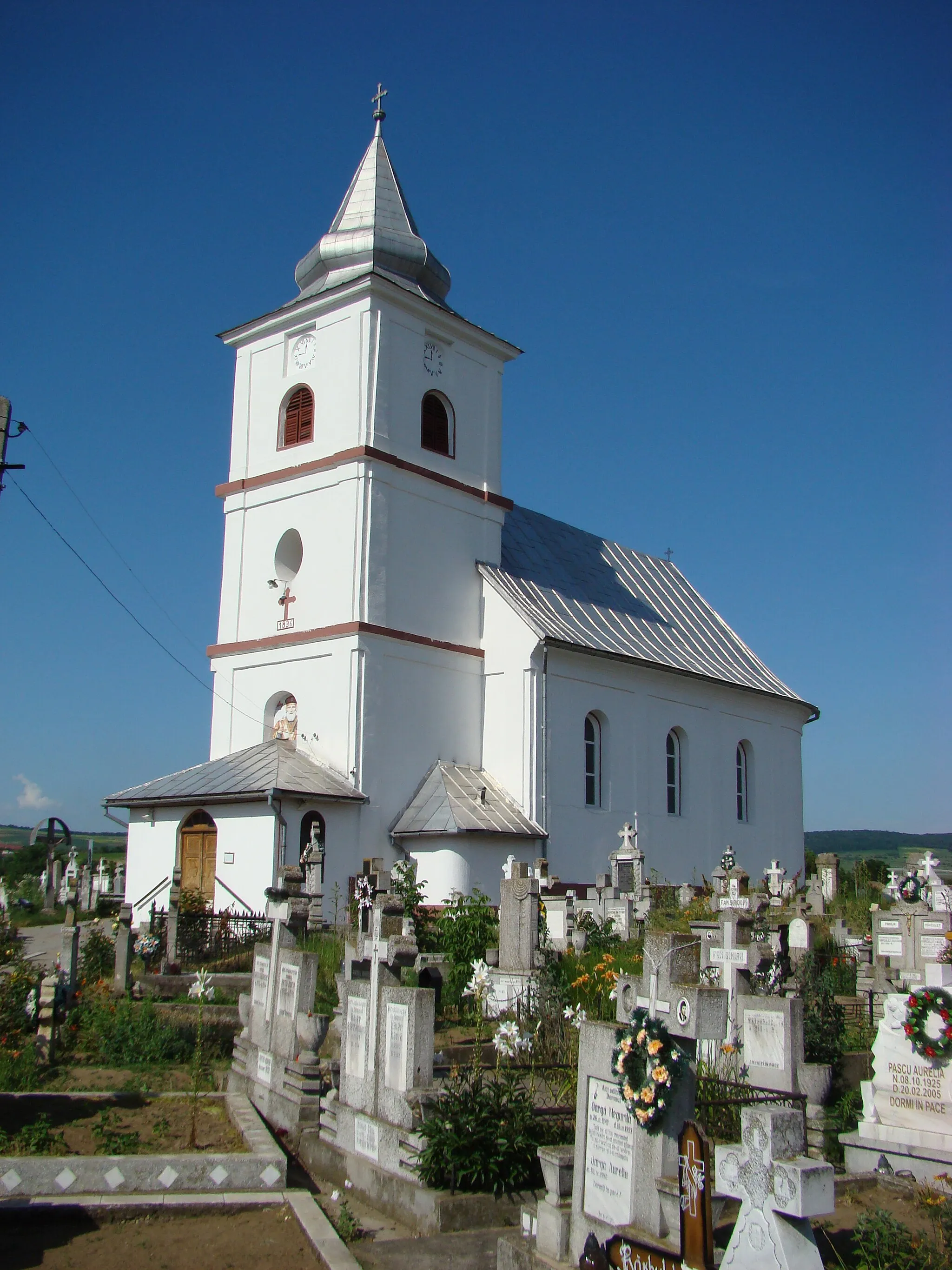 Photo showing: Biserica ortodoxă „Sfântul Ierarh Nicolae” din Crăciunelu de Jos