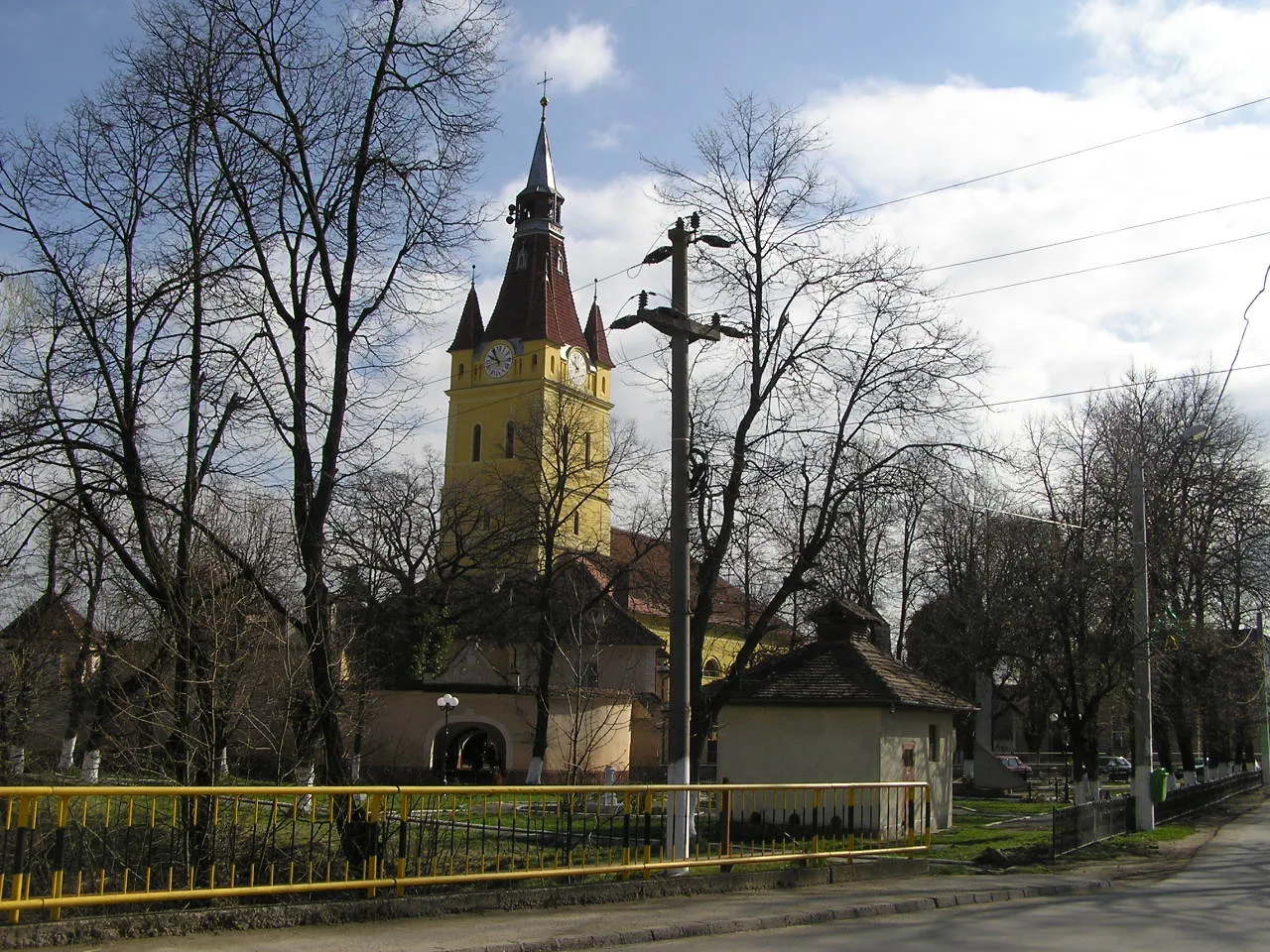Photo showing: Die Kirchenburg von Cristian / Neustadt bei Kronstadt in Siebenbürgen, Rumänien.