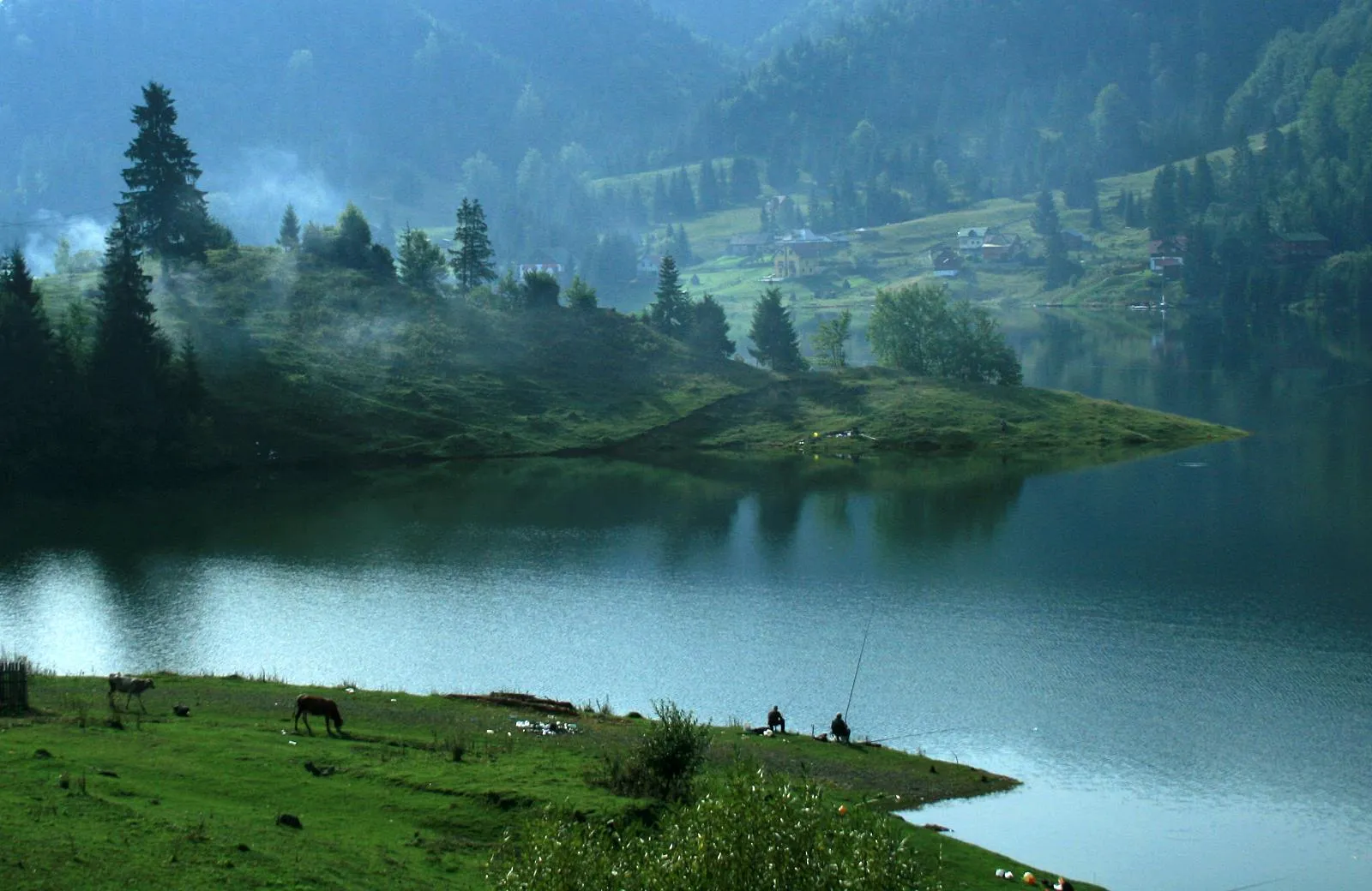 Photo showing: Colibița Lake, Bistrița-Năsăud, Romania