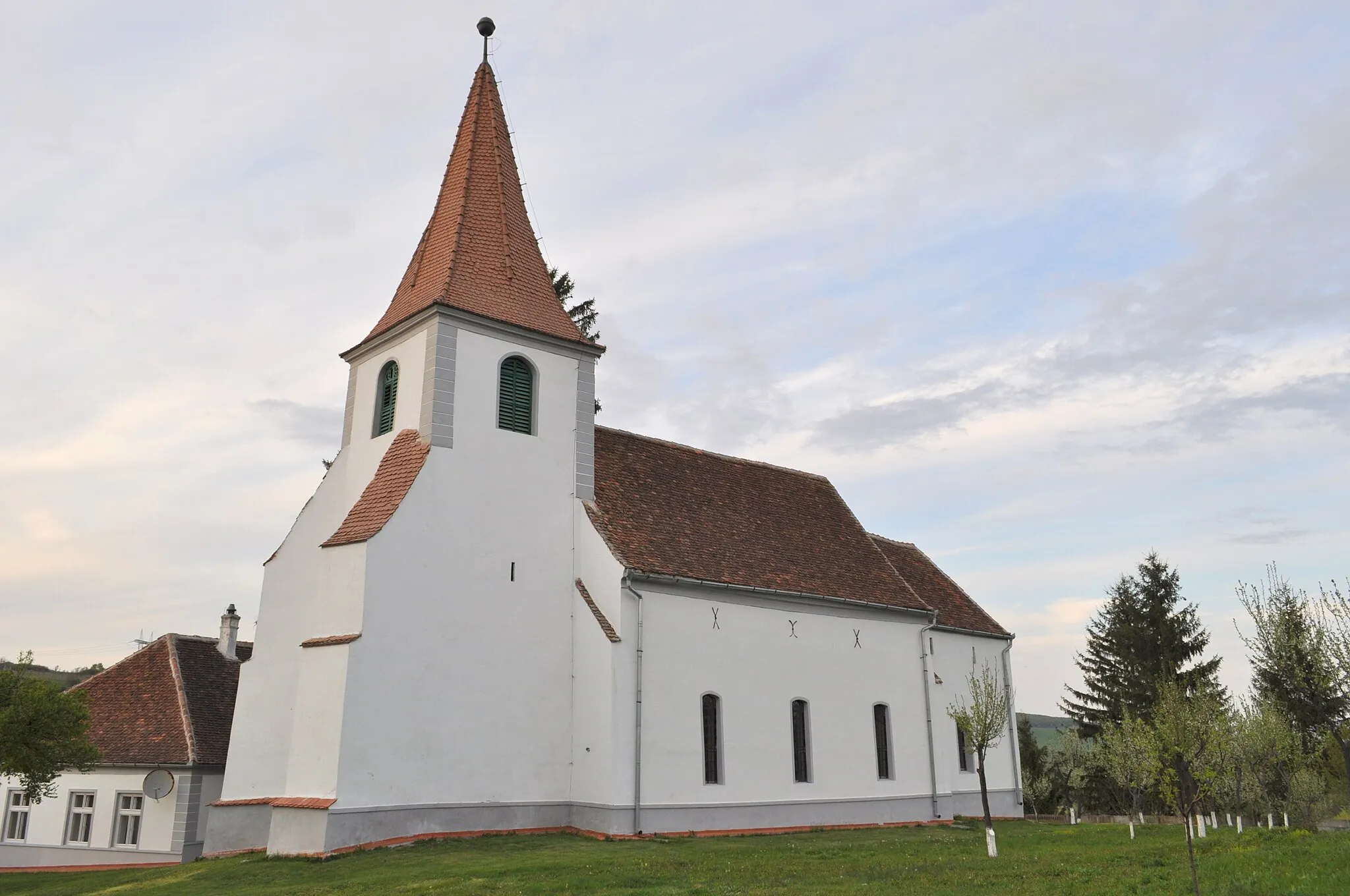 Photo showing: Biserica evanghelică din satul Reciu, județul Alba