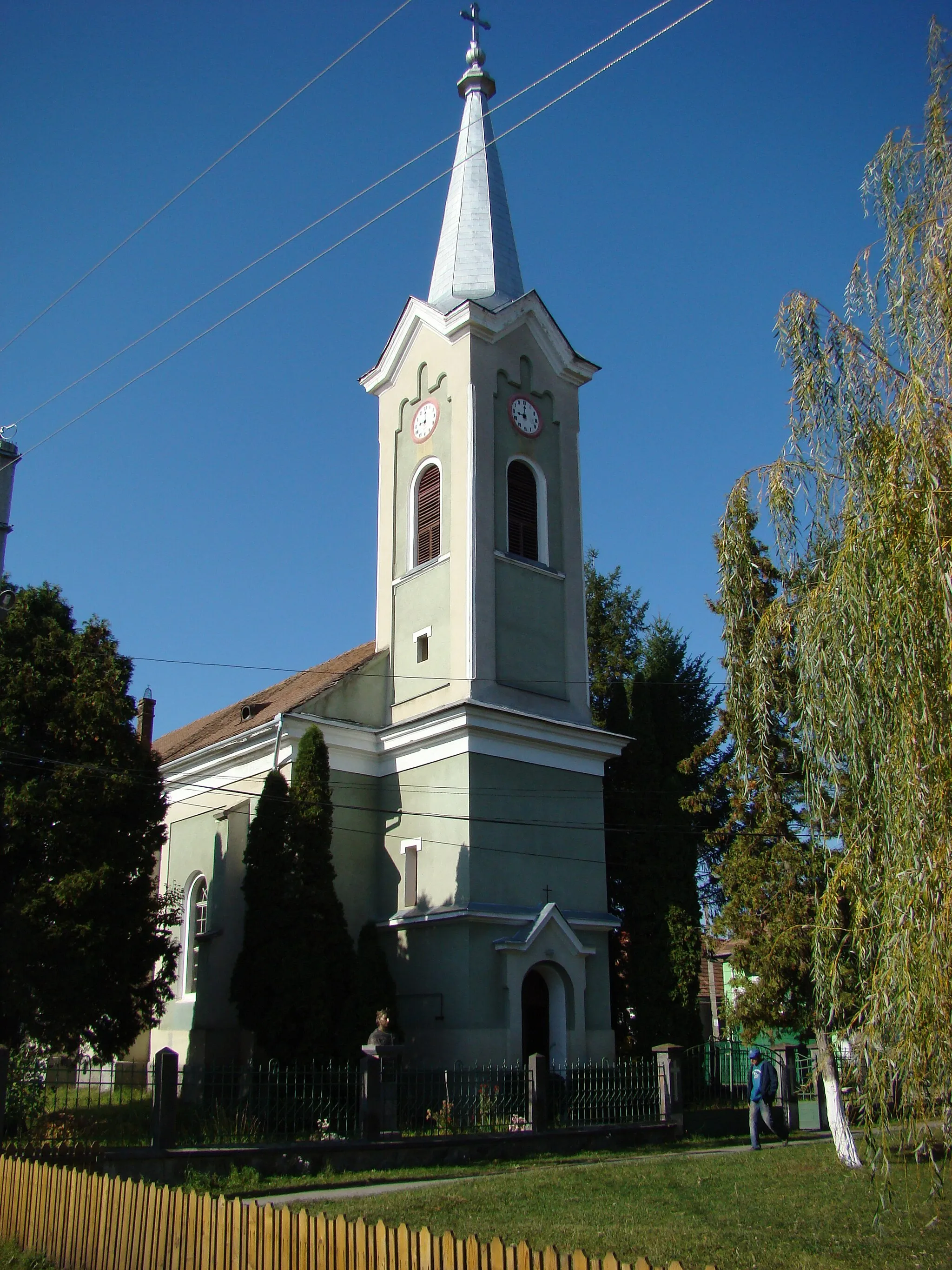 Photo showing: Roman Catholic church in Gurghiu (Görgényszentimre), Romania