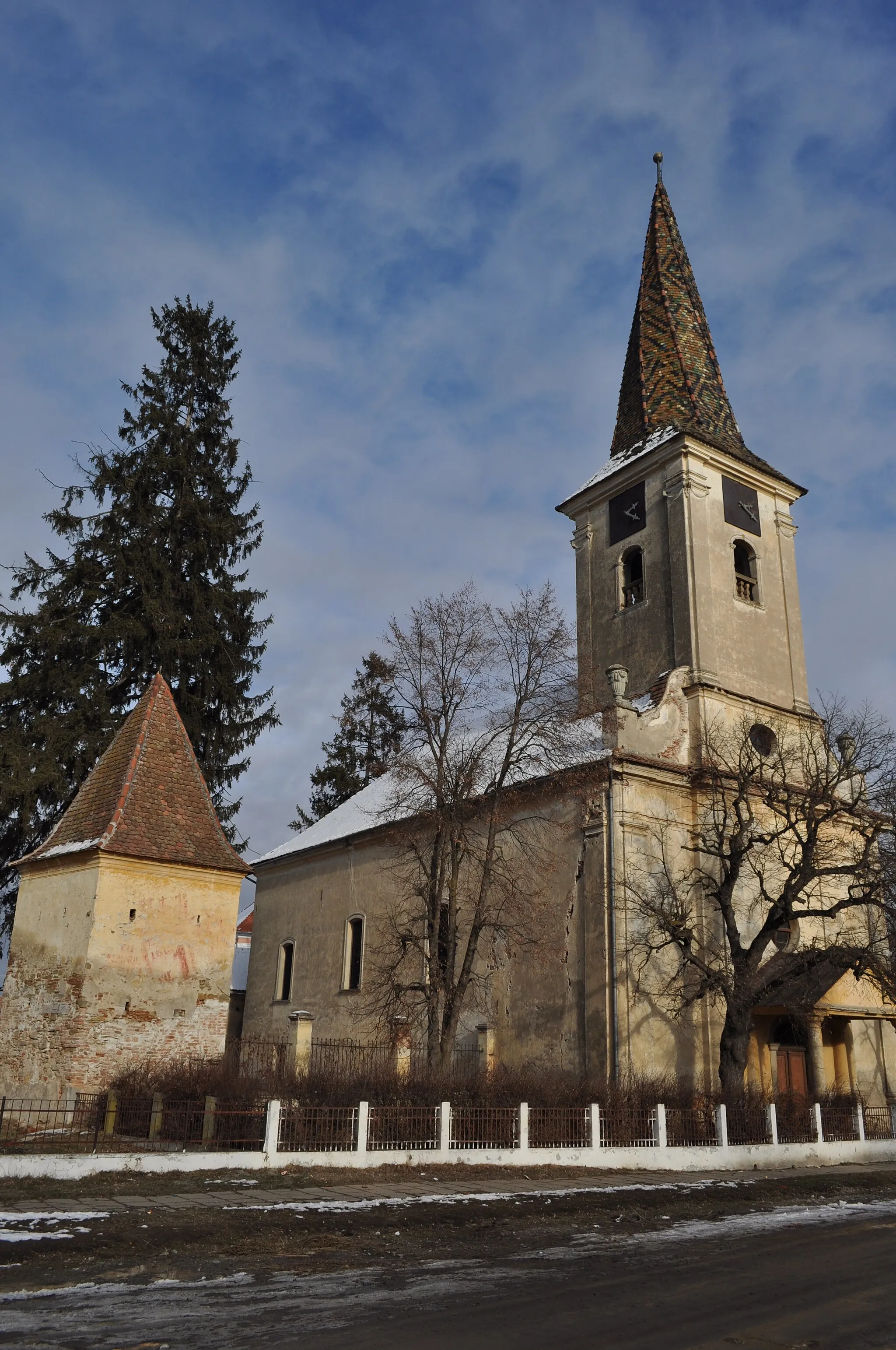 Photo showing: Biserica evanghelică din Nocrich, județul Sibiu