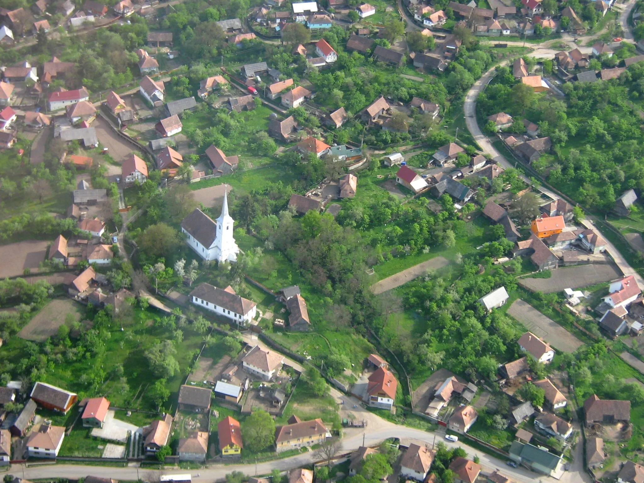 Photo showing: Alsósófalva (Ocna de Jos), village in Székely Land, Romania