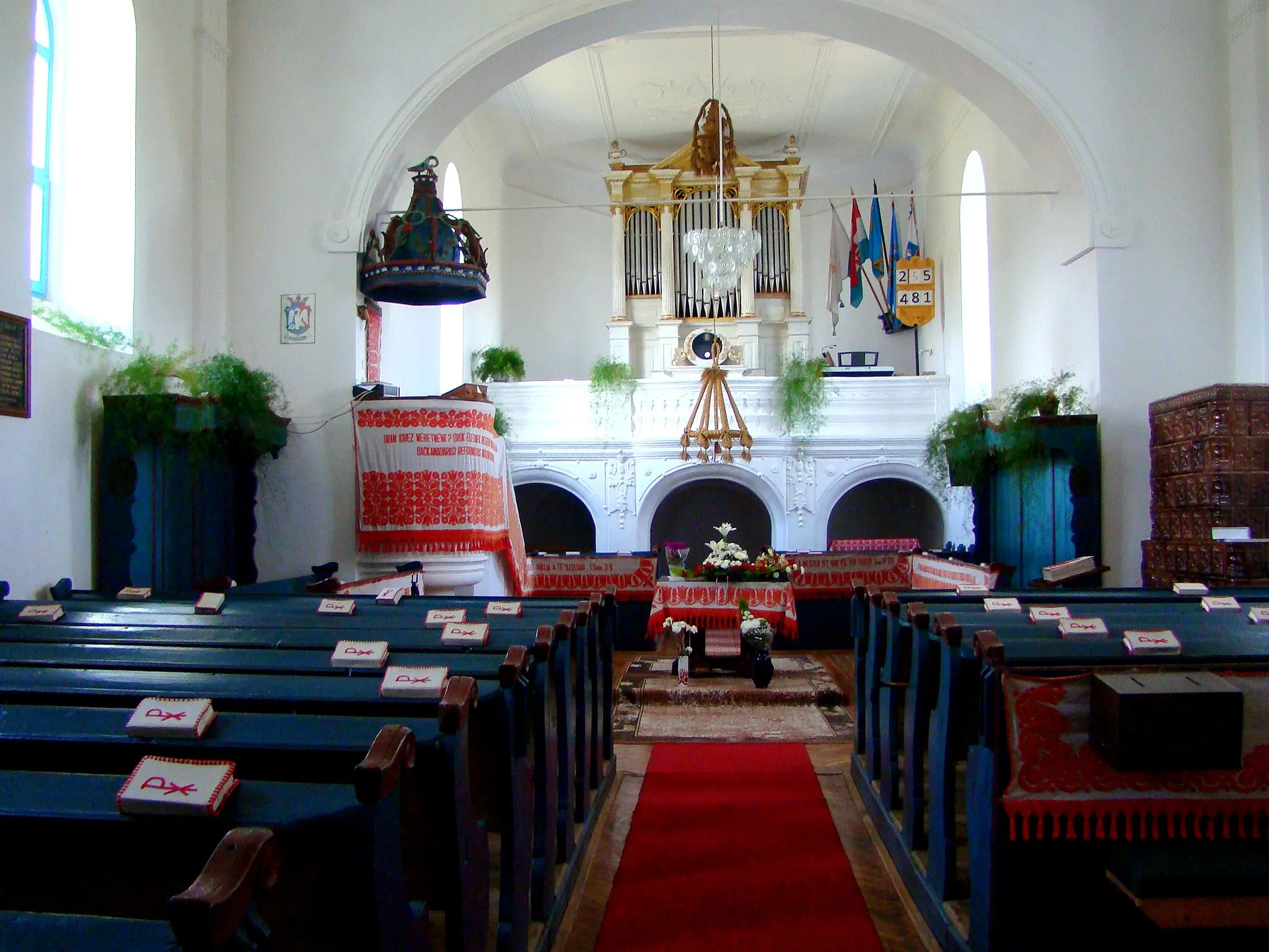 Photo showing: Reformed church in Păsăreni, Mureș County, Romania