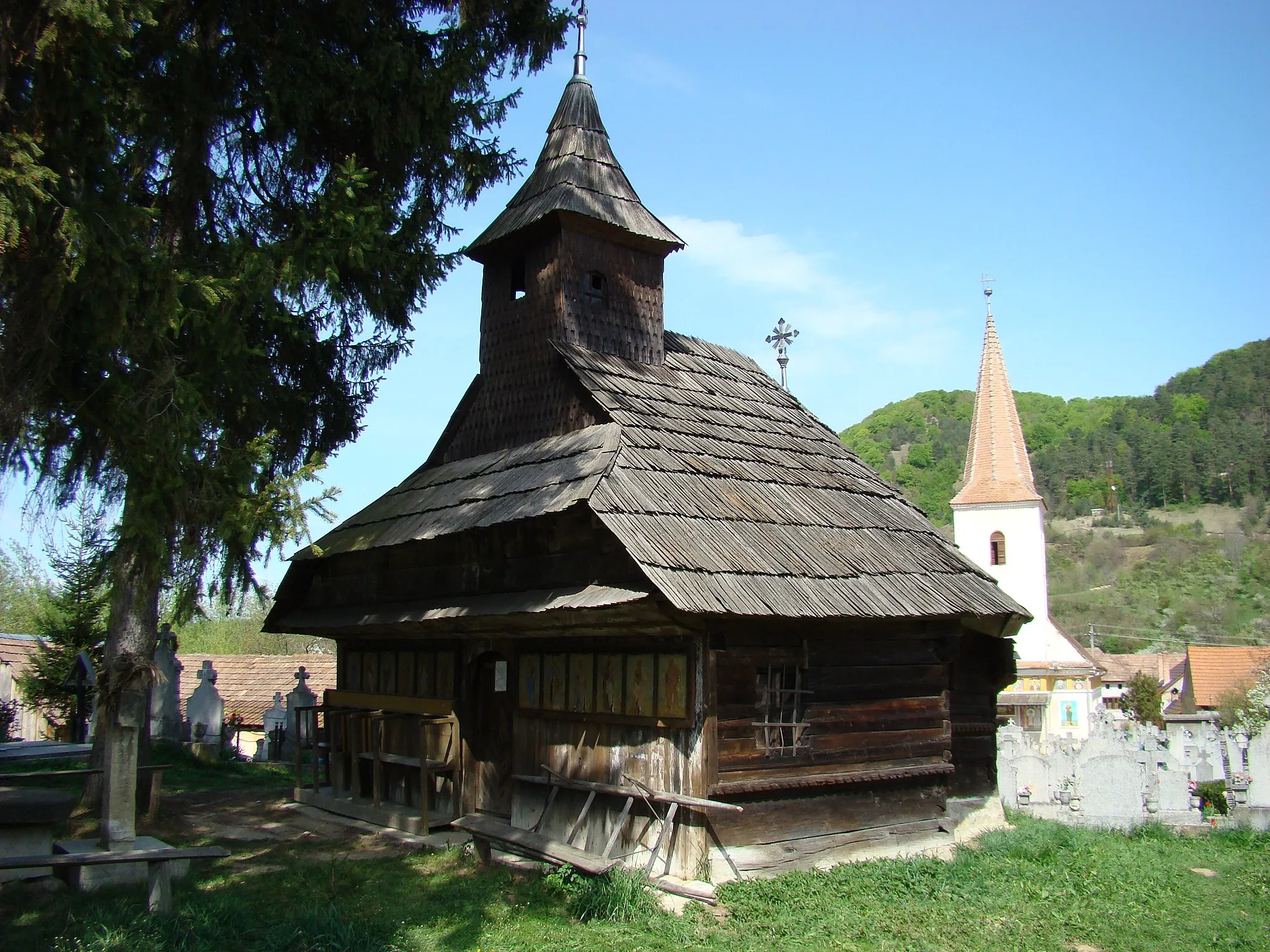 Photo showing: Biserica de lemn din Pianu de Sus, judeţul Alba.