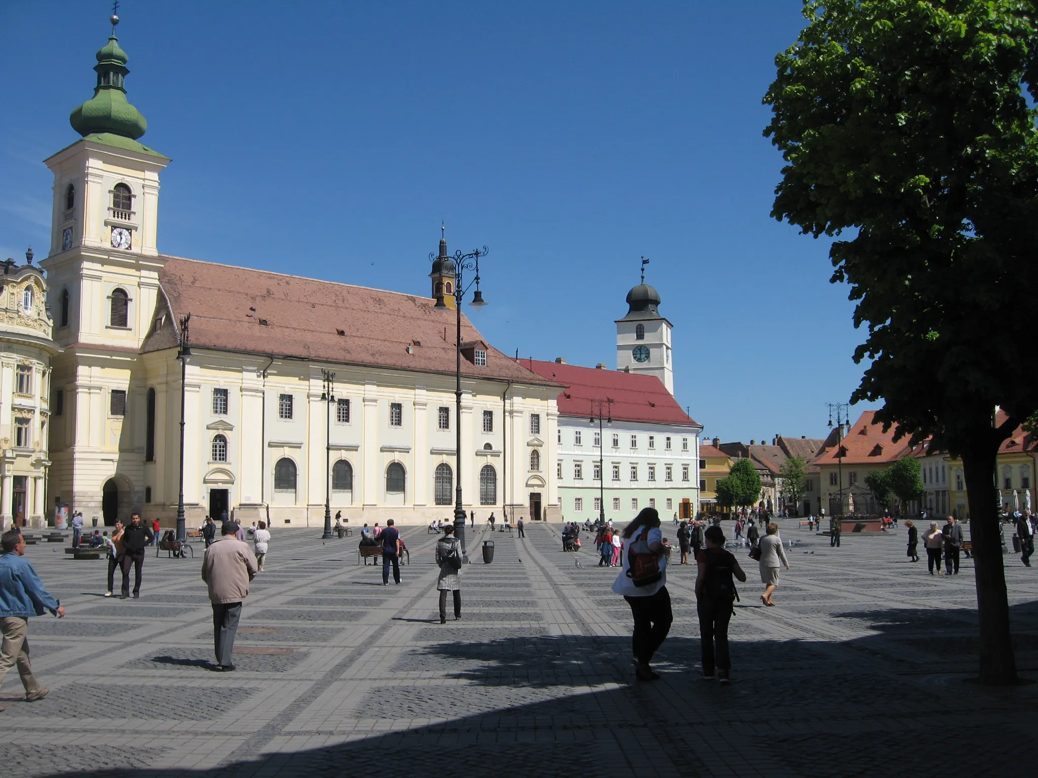 Photo showing: Biserica romano-catolica din Sibiu