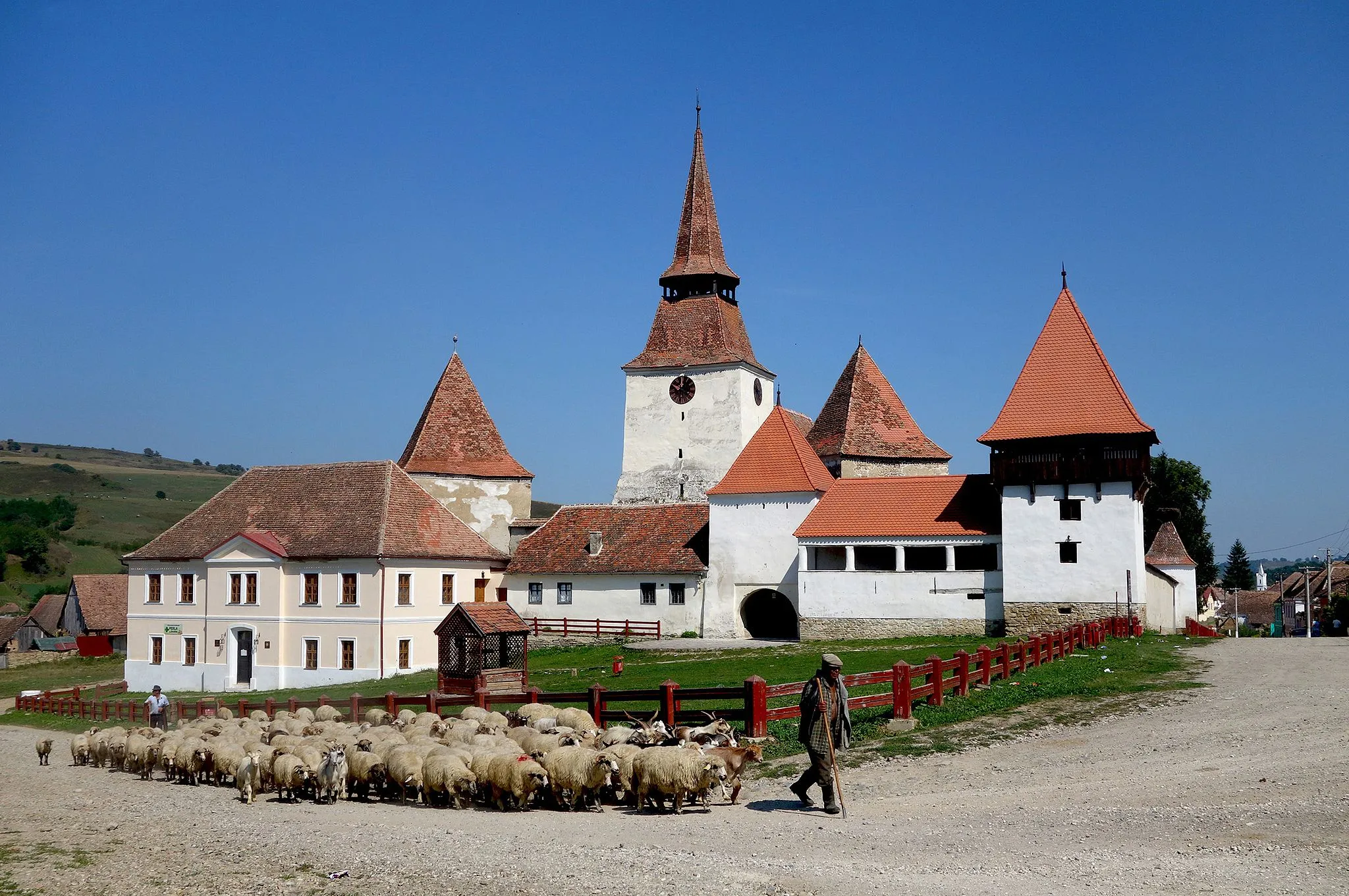Photo showing: The fortified church of Archita, Mureș County, Romania. According to the uploader, the pic was shot on September 1, 2015.