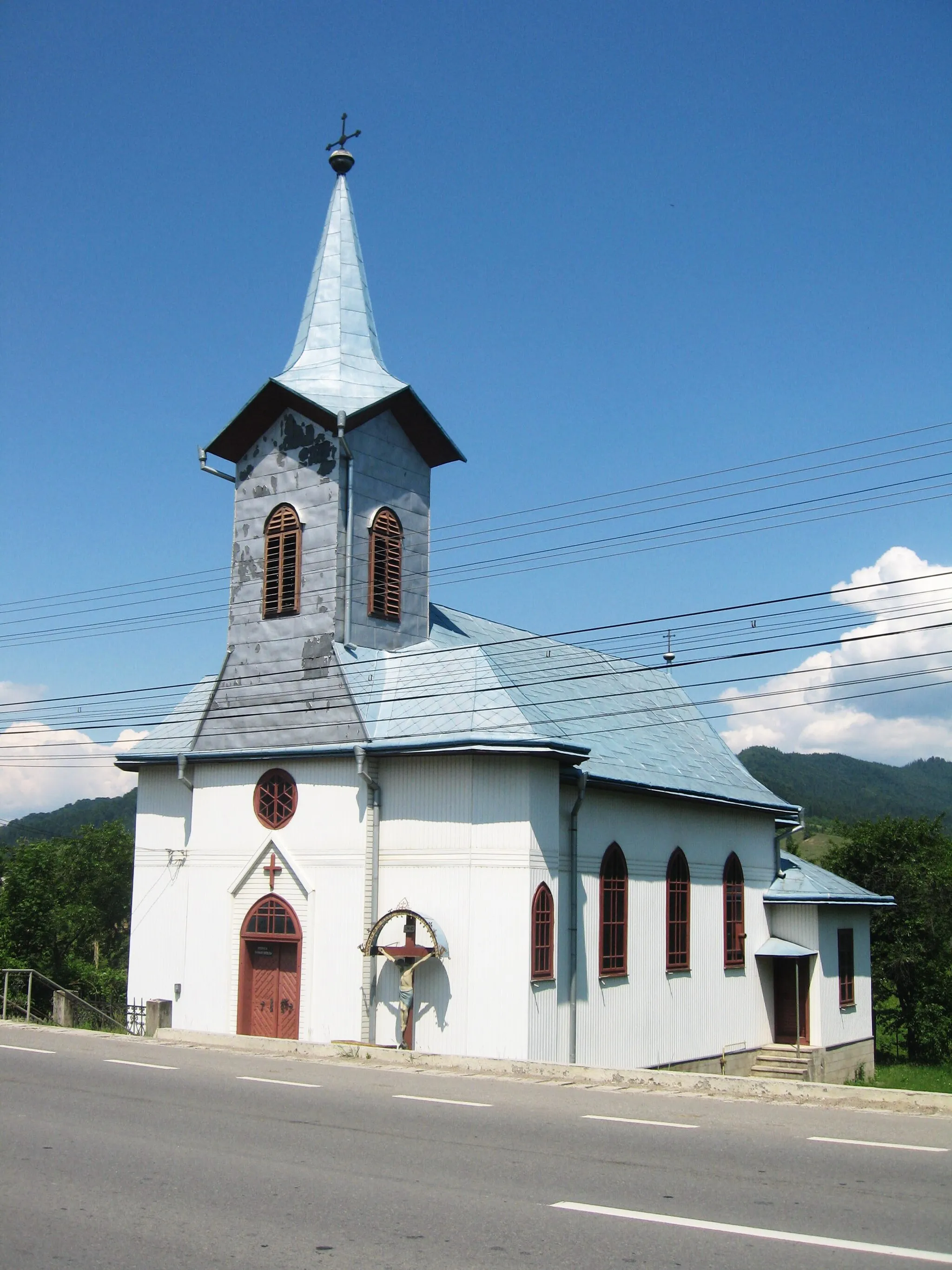 Photo showing: The Roman-Catholic Church in Frasin, Suceava County, Romania