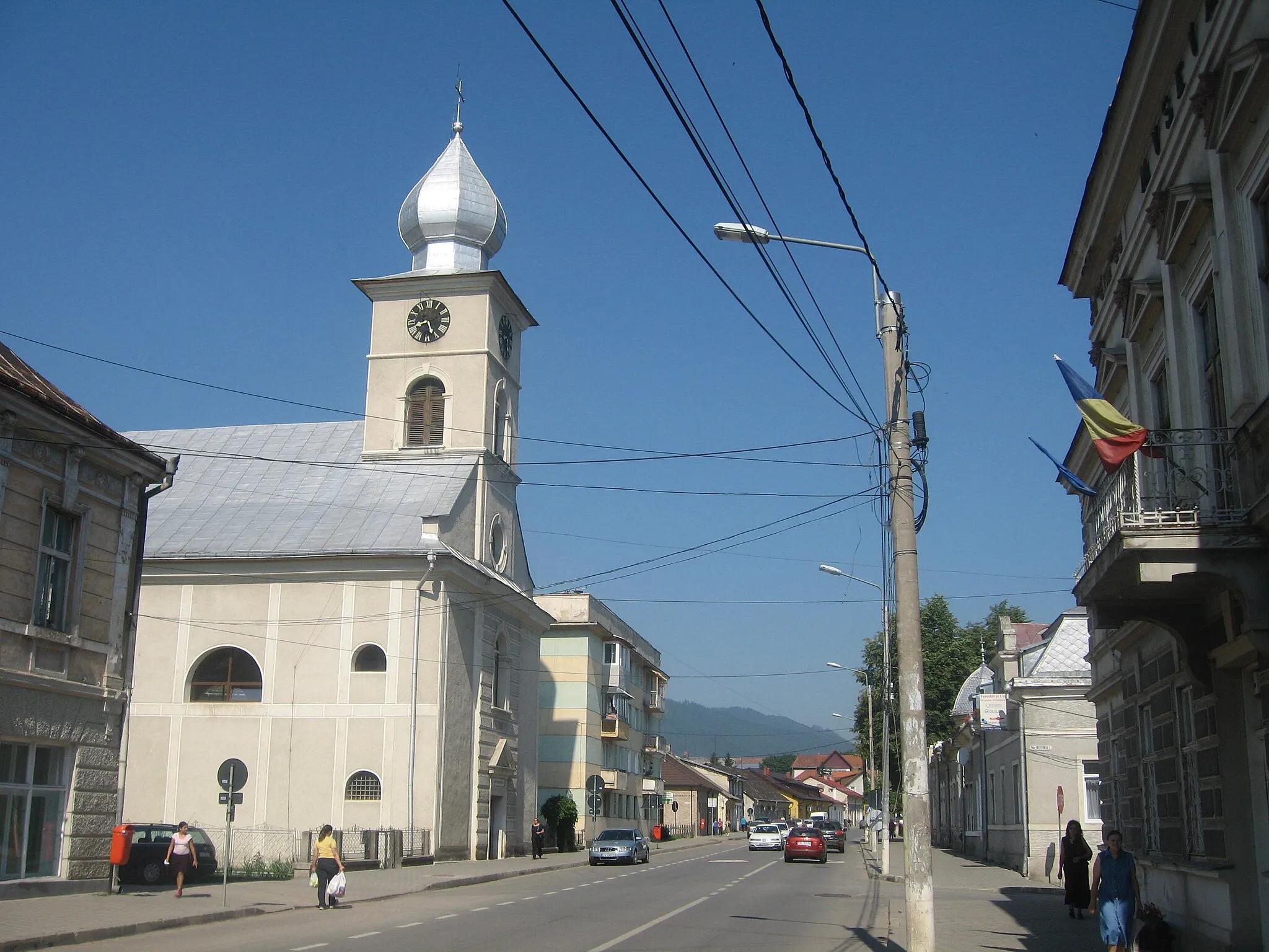 Photo showing: The Roman-Catholic Church in Câmpulung Moldovenesc, Romania