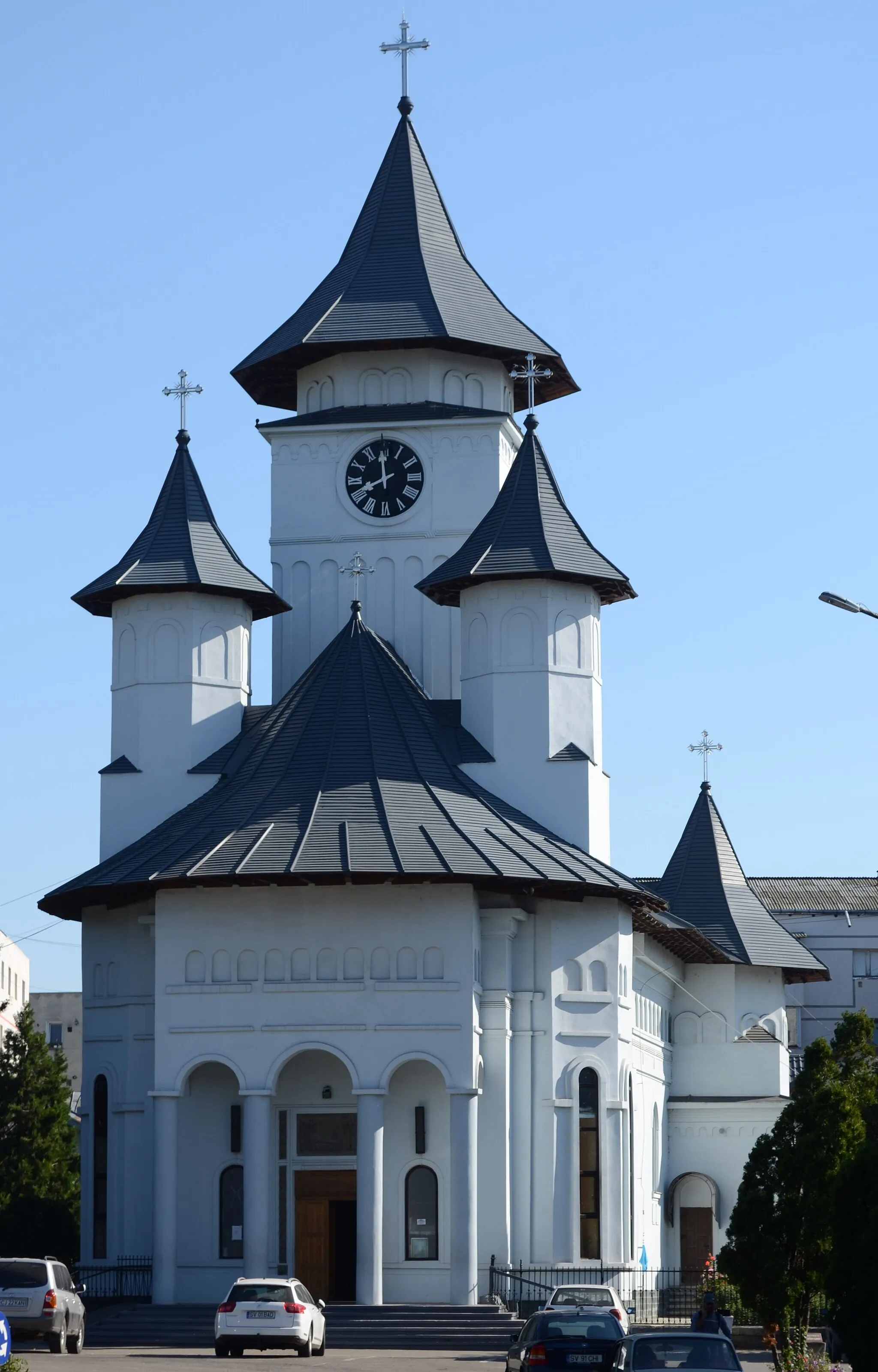 Photo showing: Biserica "Adormirea Maicii Domnului", Fălticeni