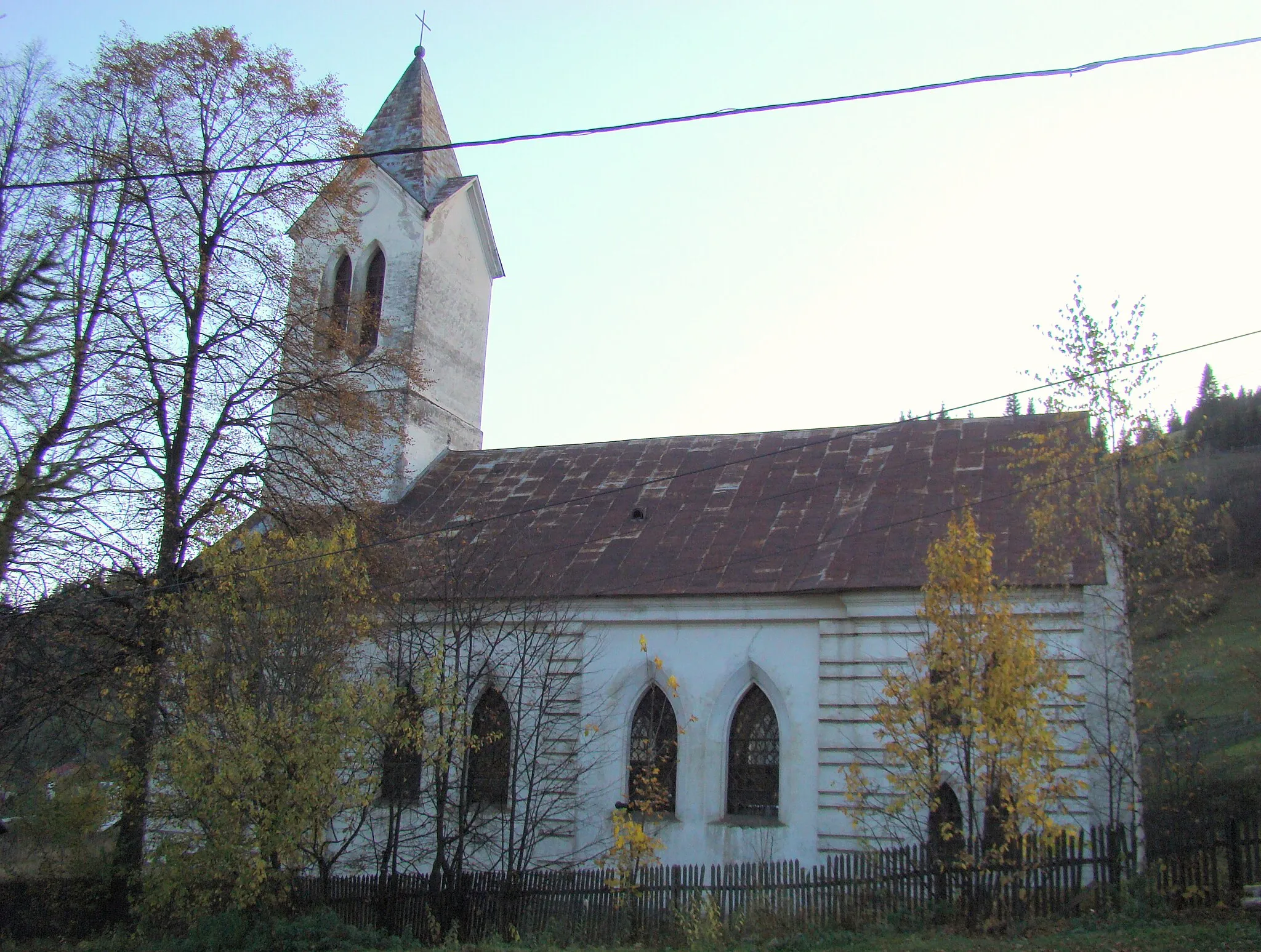 Photo showing: Biserica luterană din Iacobeni, Suceava (1828).