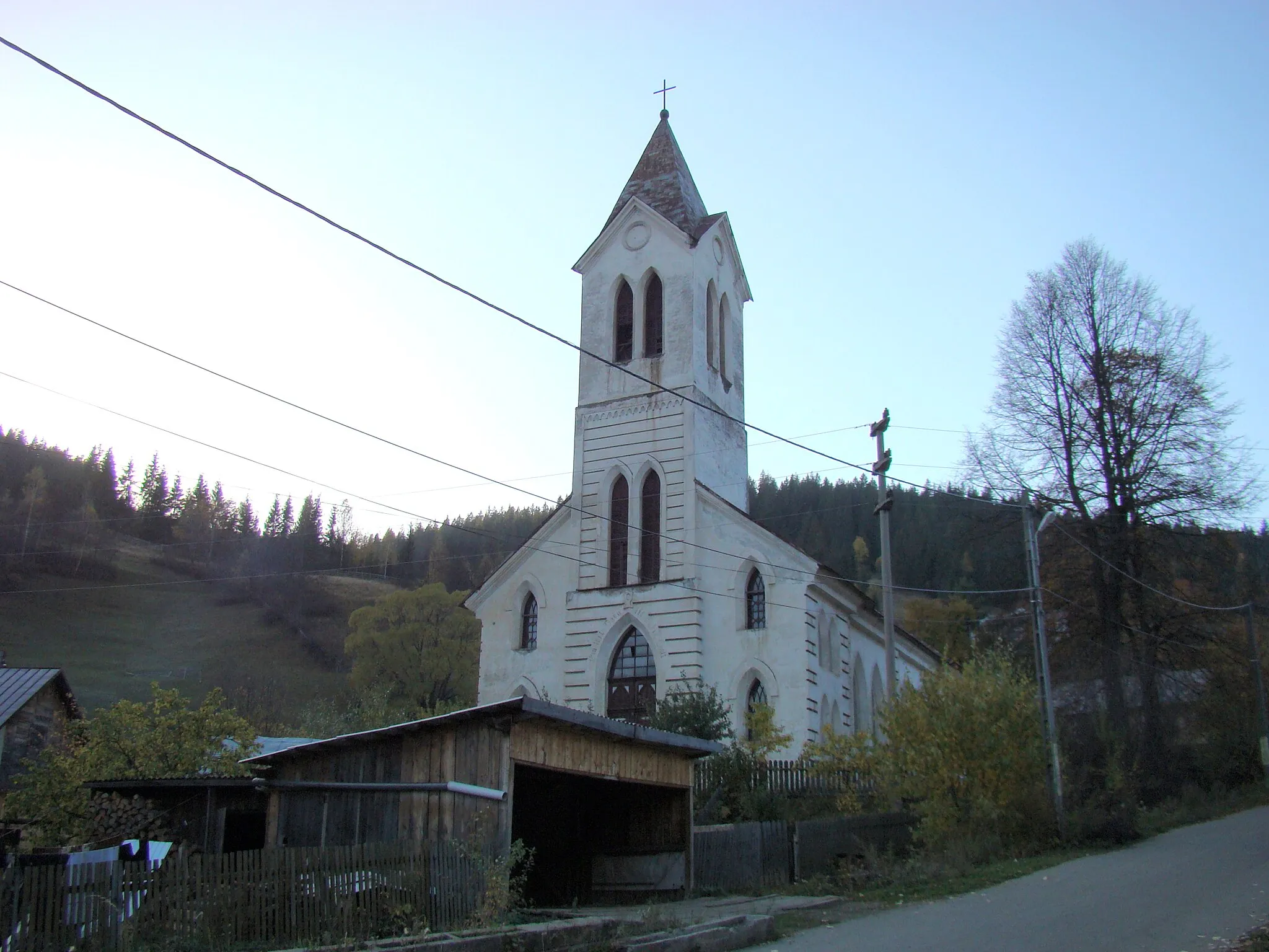 Photo showing: Biserica luterană din Iacobeni, Suceava (1828).