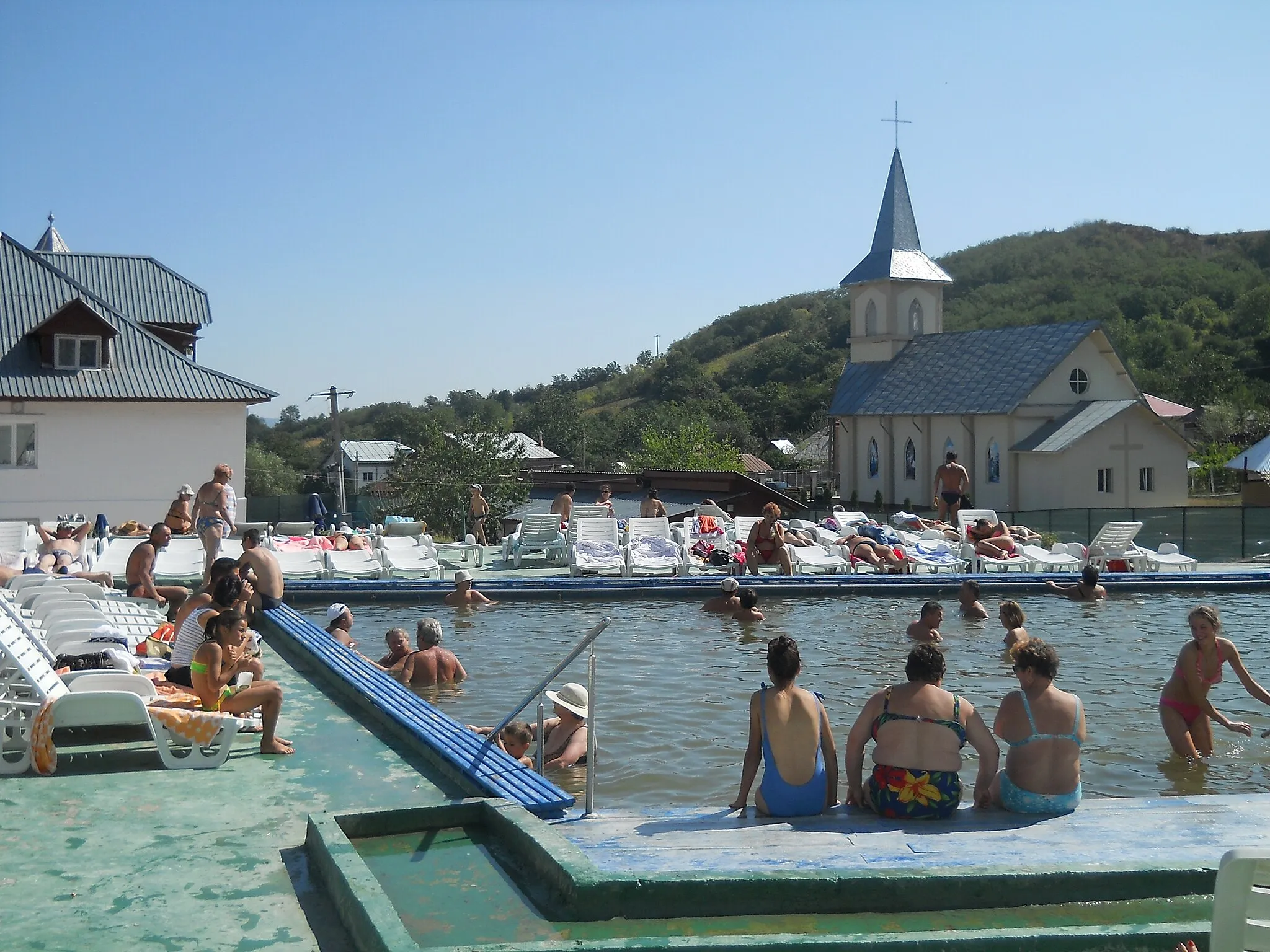 Photo showing: Băile Sărata la 4-5 km de Bacău