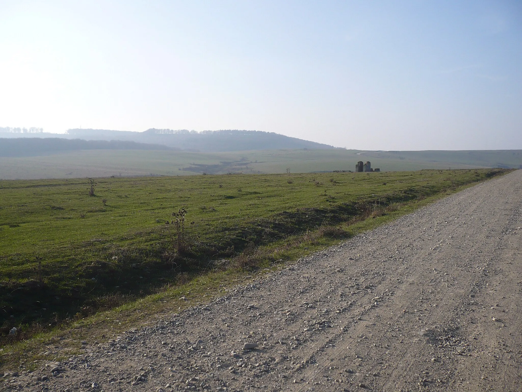 Photo showing: Vedere spre Podul de Lut (drumul Hîrlău-Lespezi)