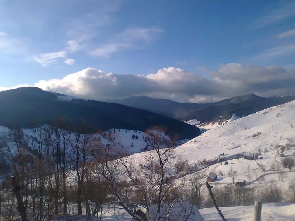Photo showing: Peisaj de iarnă în Gemenea, Stulpicani.