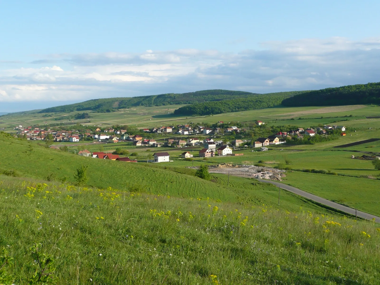 Photo showing: Chinteni village 2008-05