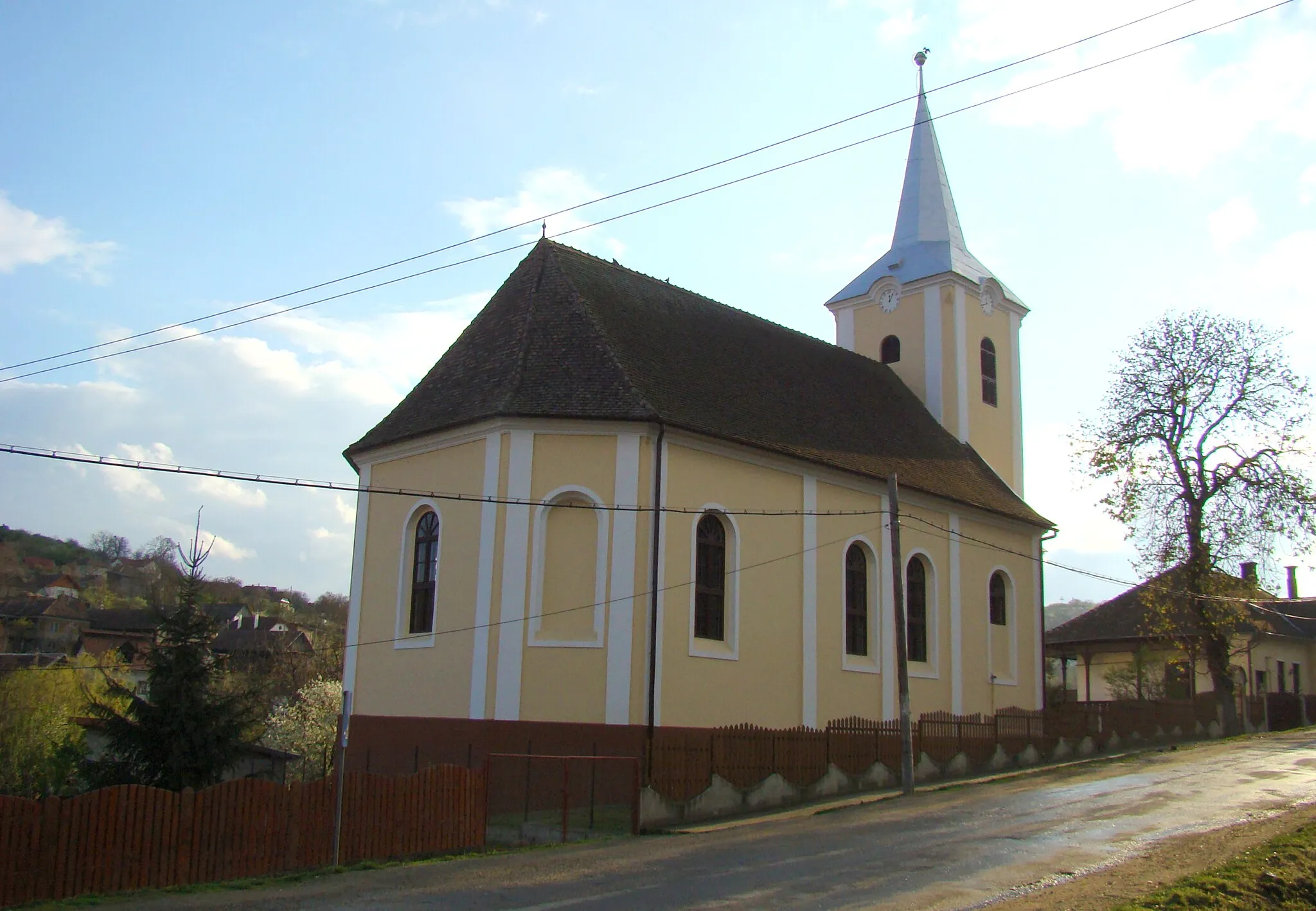 Photo showing: Biserica reformată, sat Cojocna; comuna Cojocna; județul Cluj
