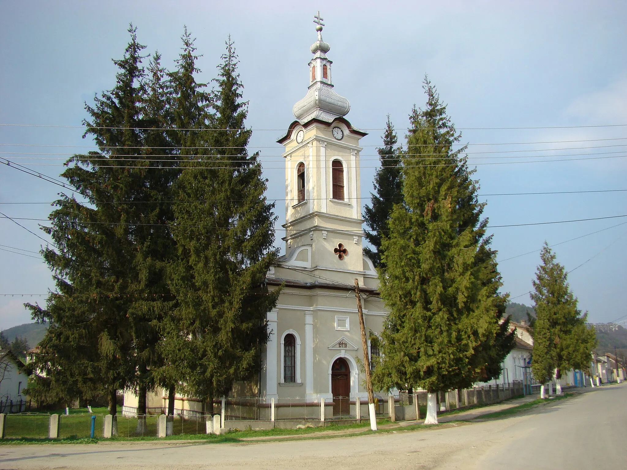 Photo showing: Biserica nouă de zid din Ileanda, județul Sălaj, cu hramul „Naşterea Maicii Domnului”