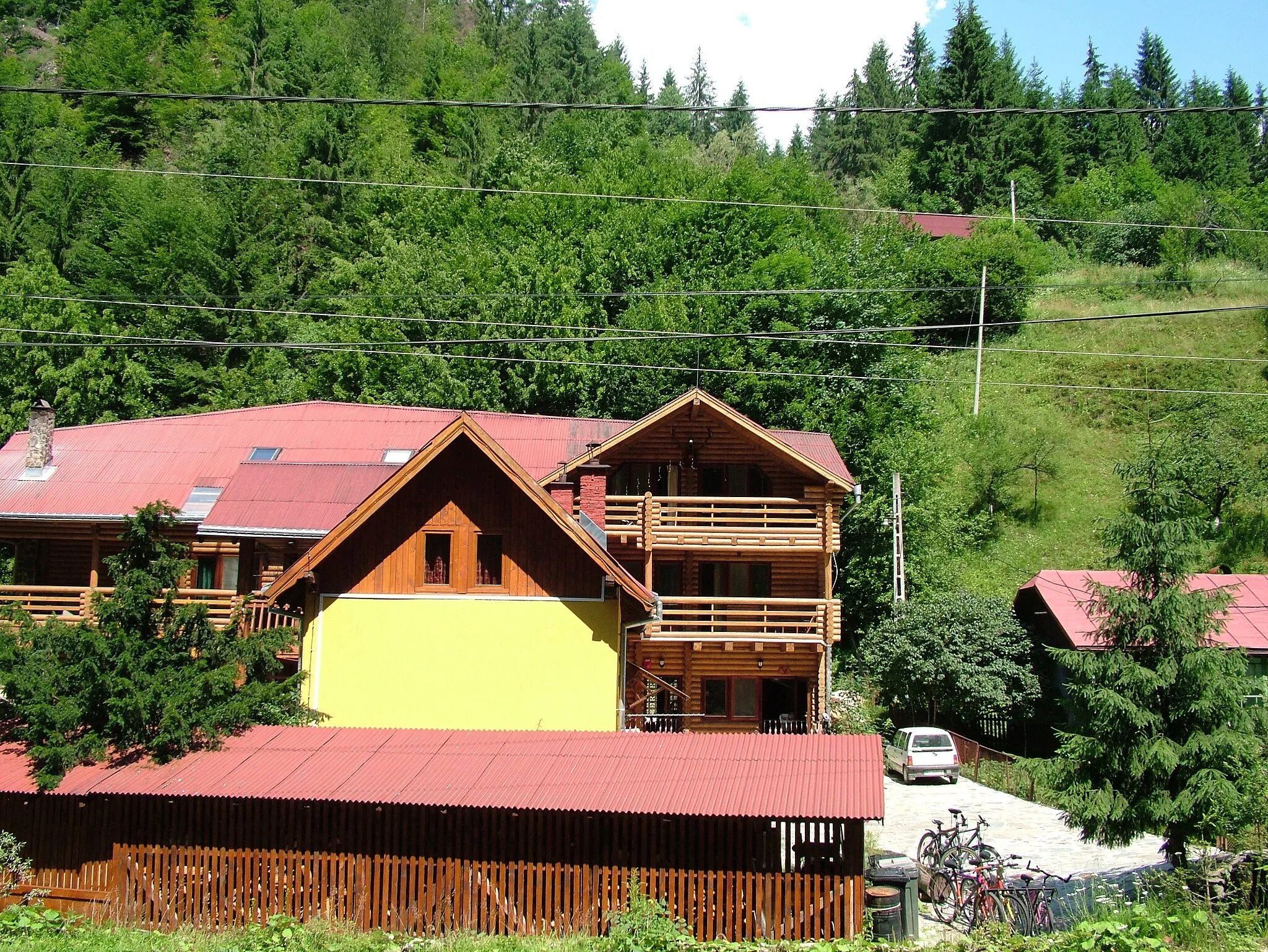 Photo showing: Bradul cabin