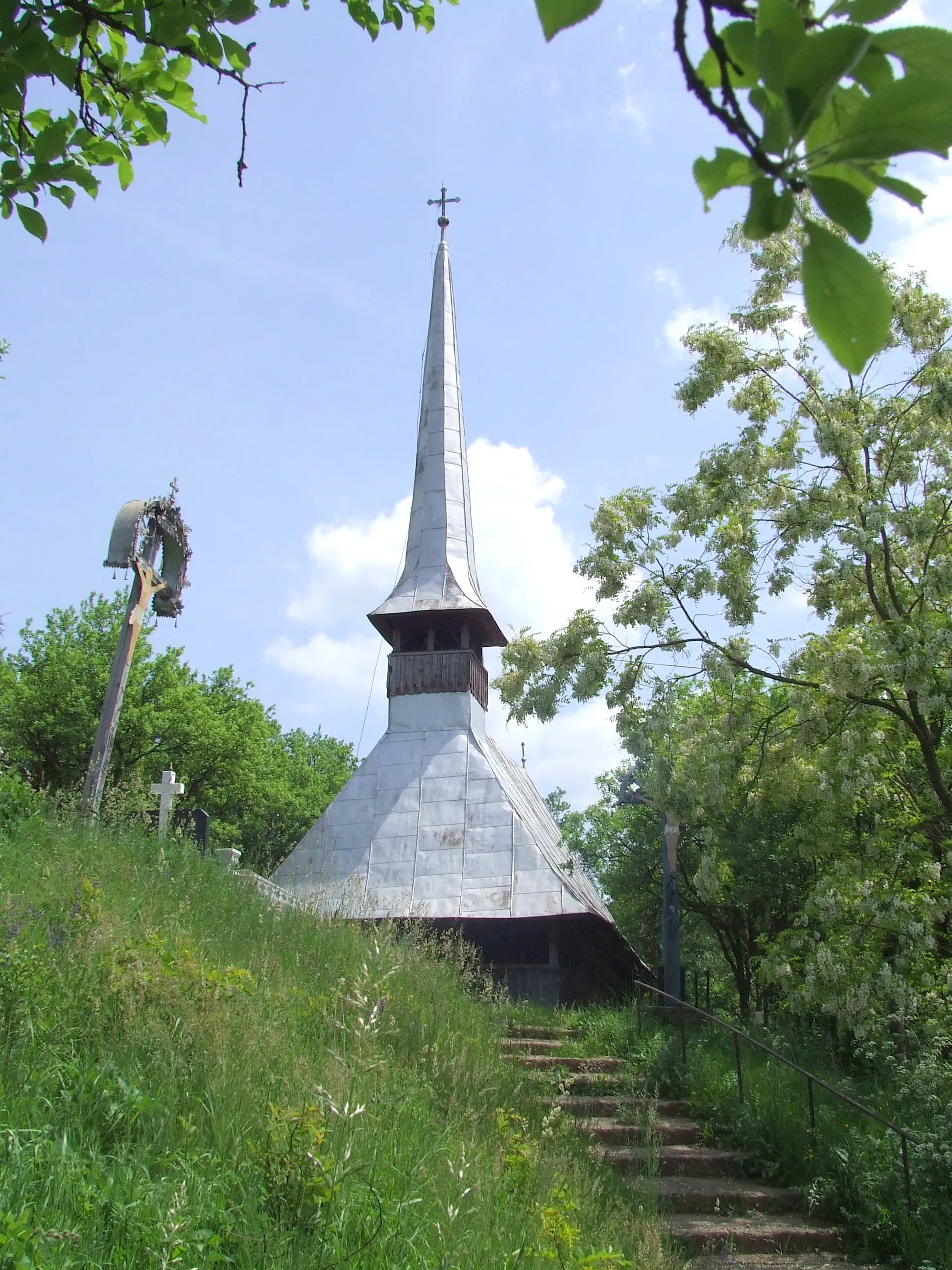 Photo showing: Biserica de lemn din Sânpaul
