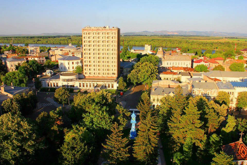Photo showing: Brăila city center