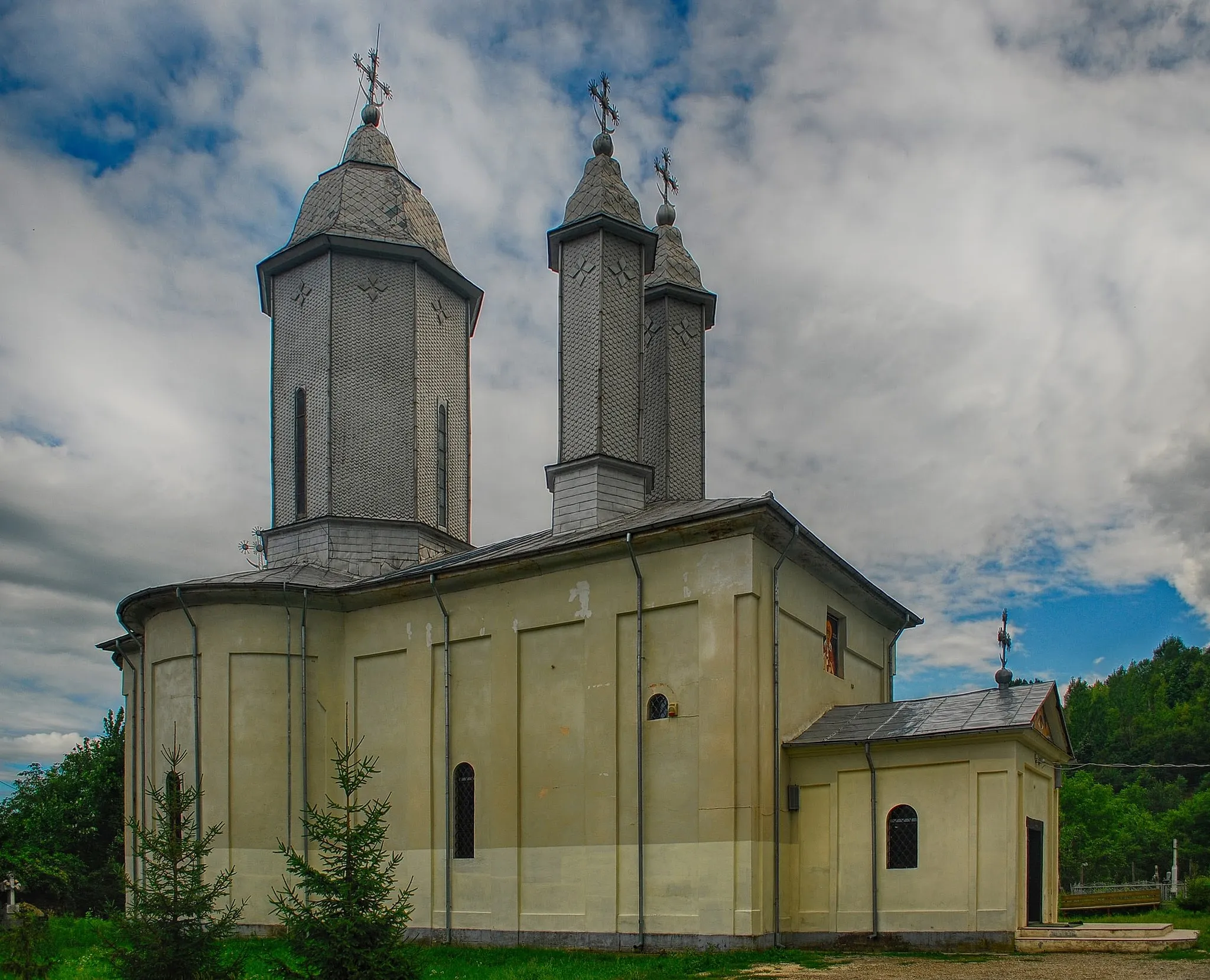 Photo showing: Vintilă Vodă monastery in Vintilă Vodă, Buzău County, Romania